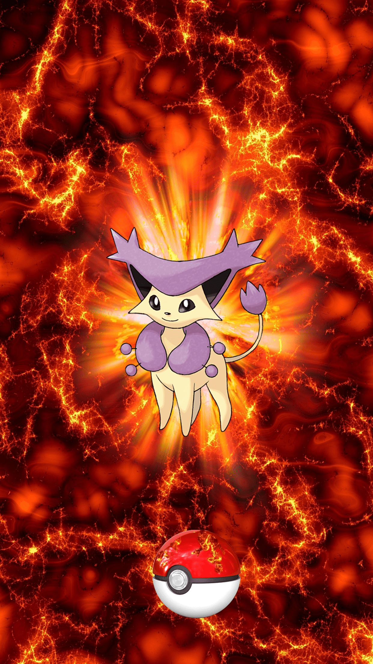 301 Fire Pokeball Delcatty Enekororo 23 Skitty