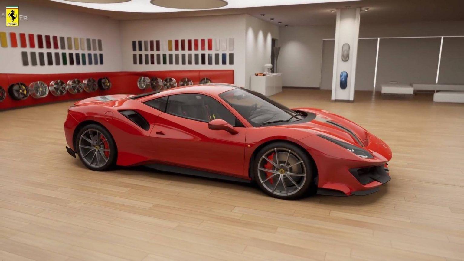 2019 Ferrari 488 Pista Rear High Resolution Picture