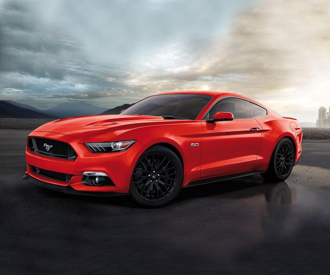 2018 Ford Mustang Orange Fury HD Wallpapers