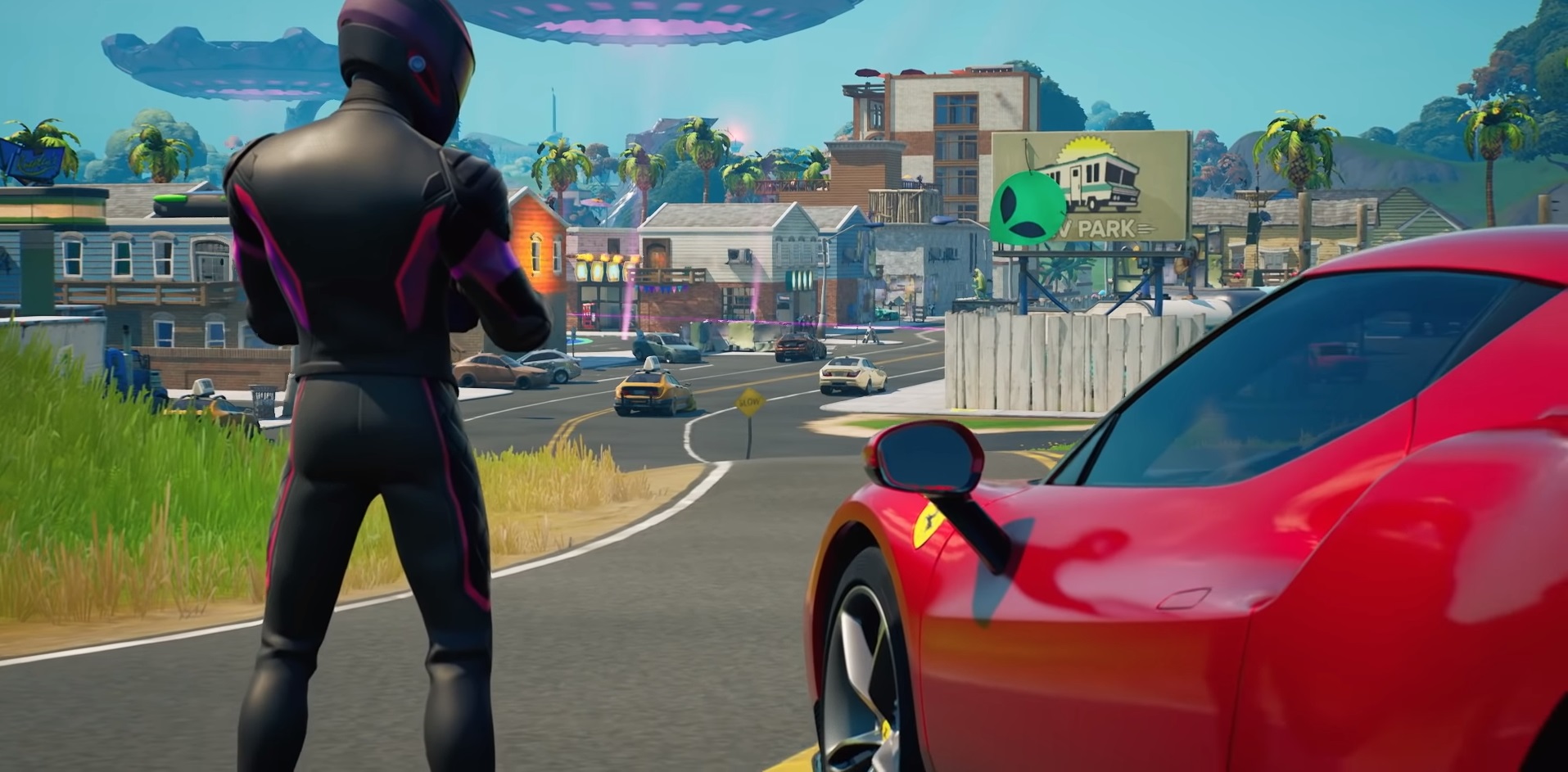 Fortnite’s Newest Driveable Car is a Ferrari 296 GTB