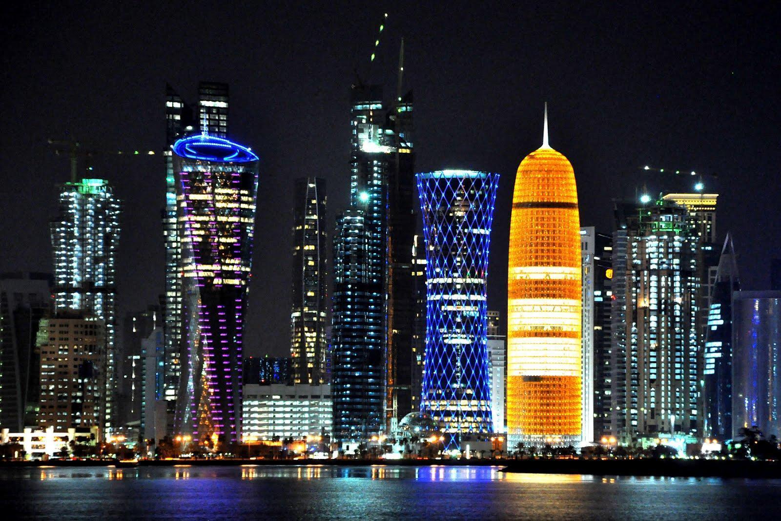 Doha Qatar Skyline HD Wallpapers