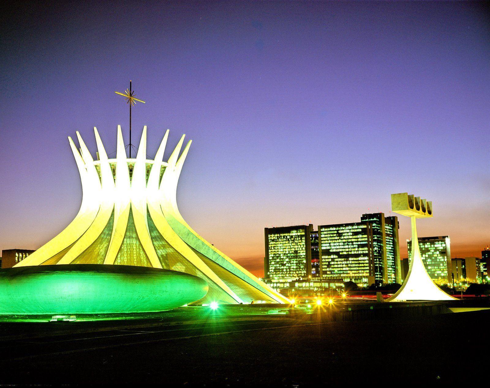 Brasilia Brazil Catedral Metropolitana Capital City Landscape