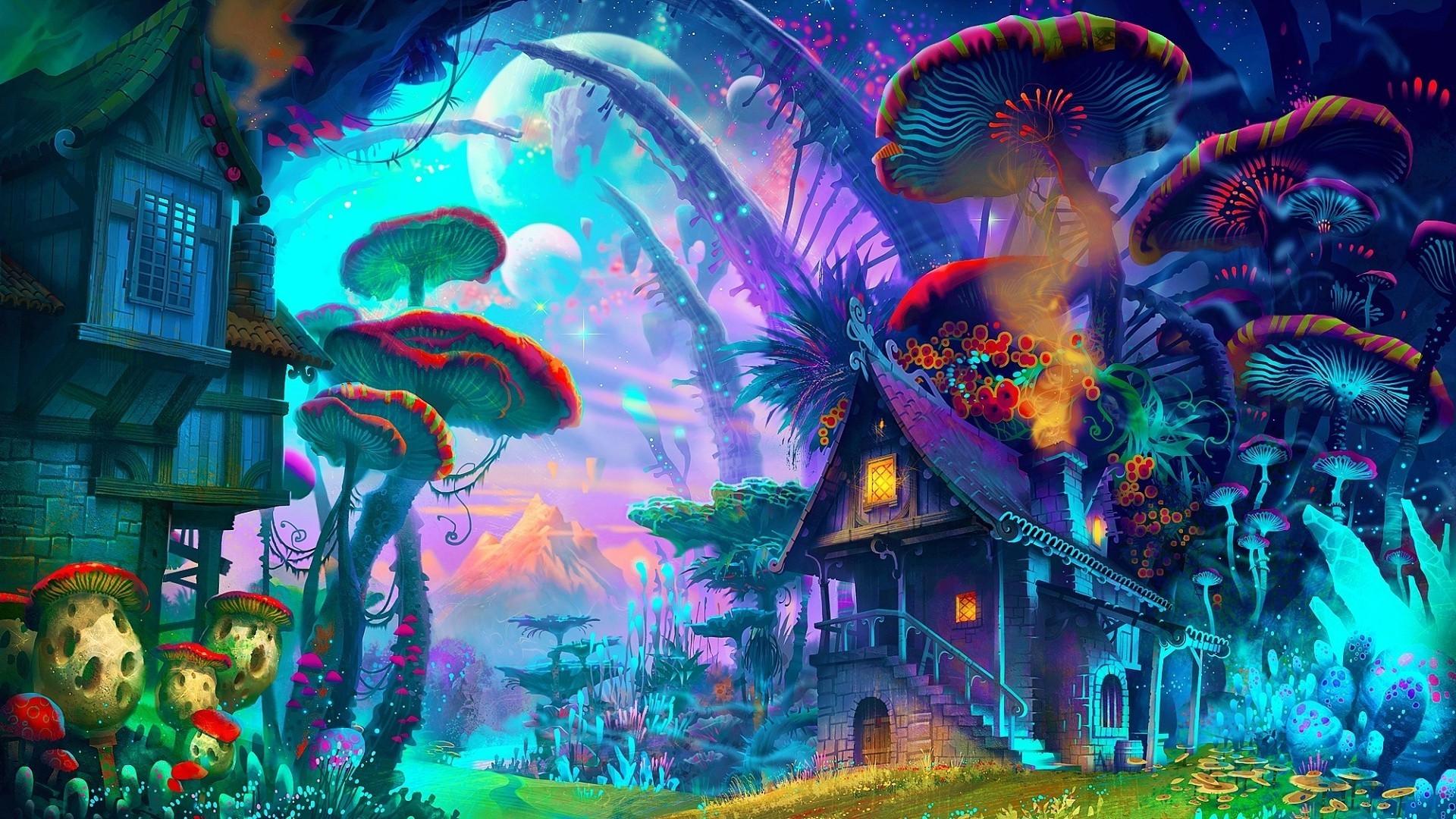 62+ Trippy Mushroom Wallpapers