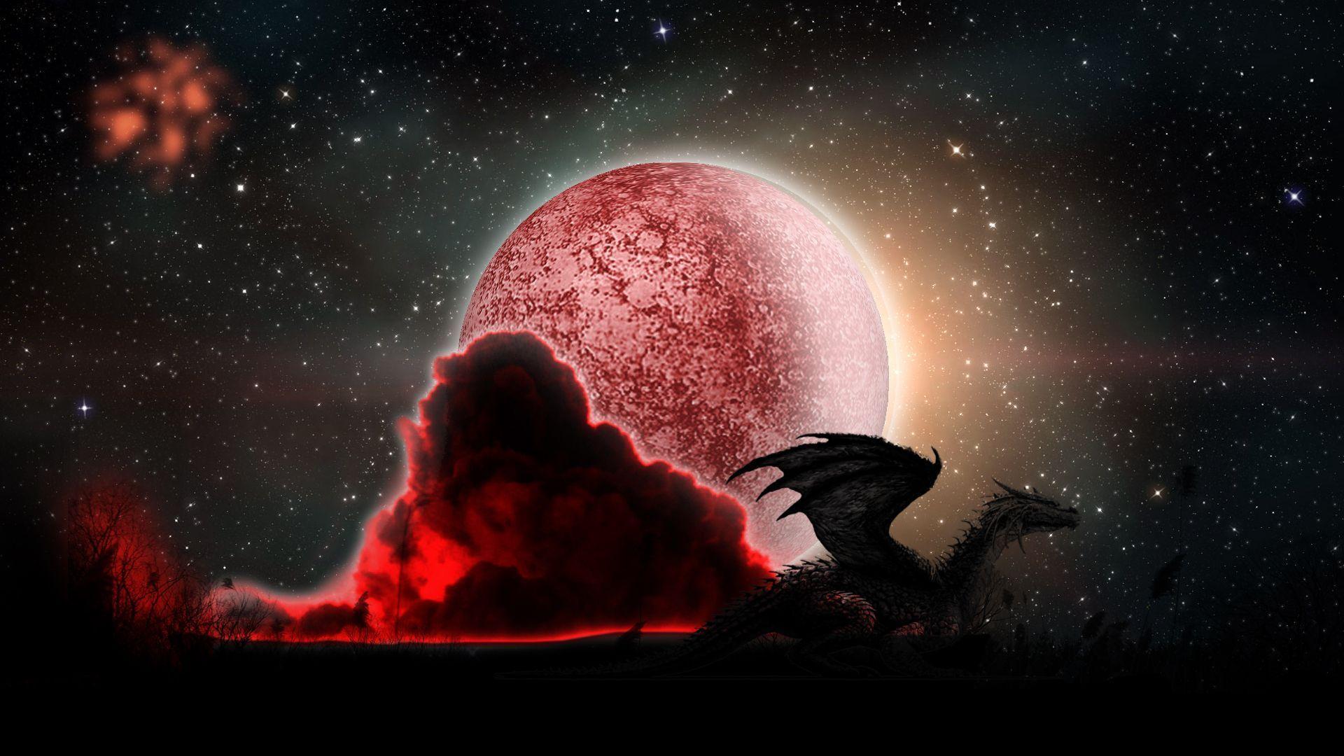 Red Moon Wallpapers Group