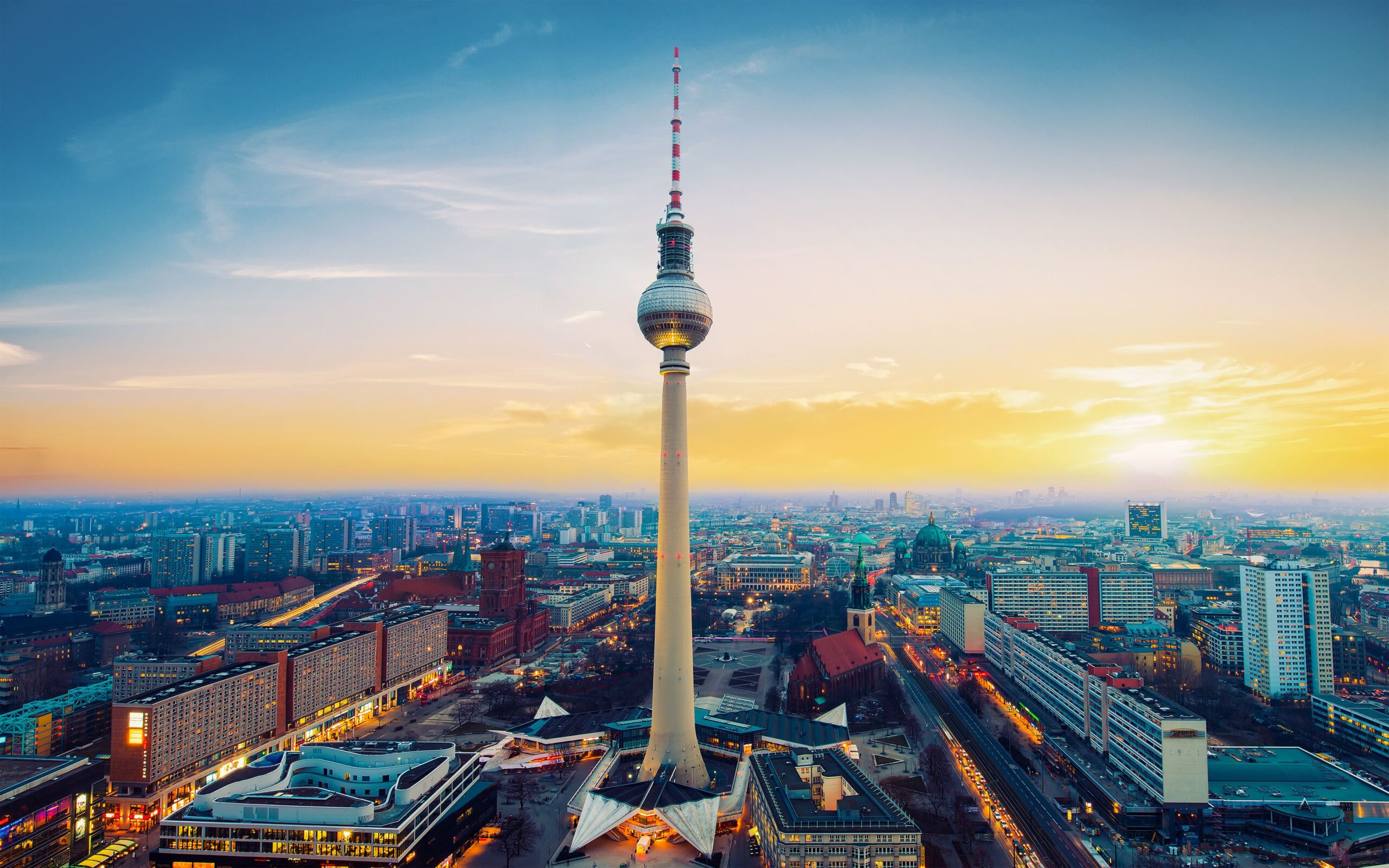 Fernsehturm Berlin TV Tower Germany wallpapers