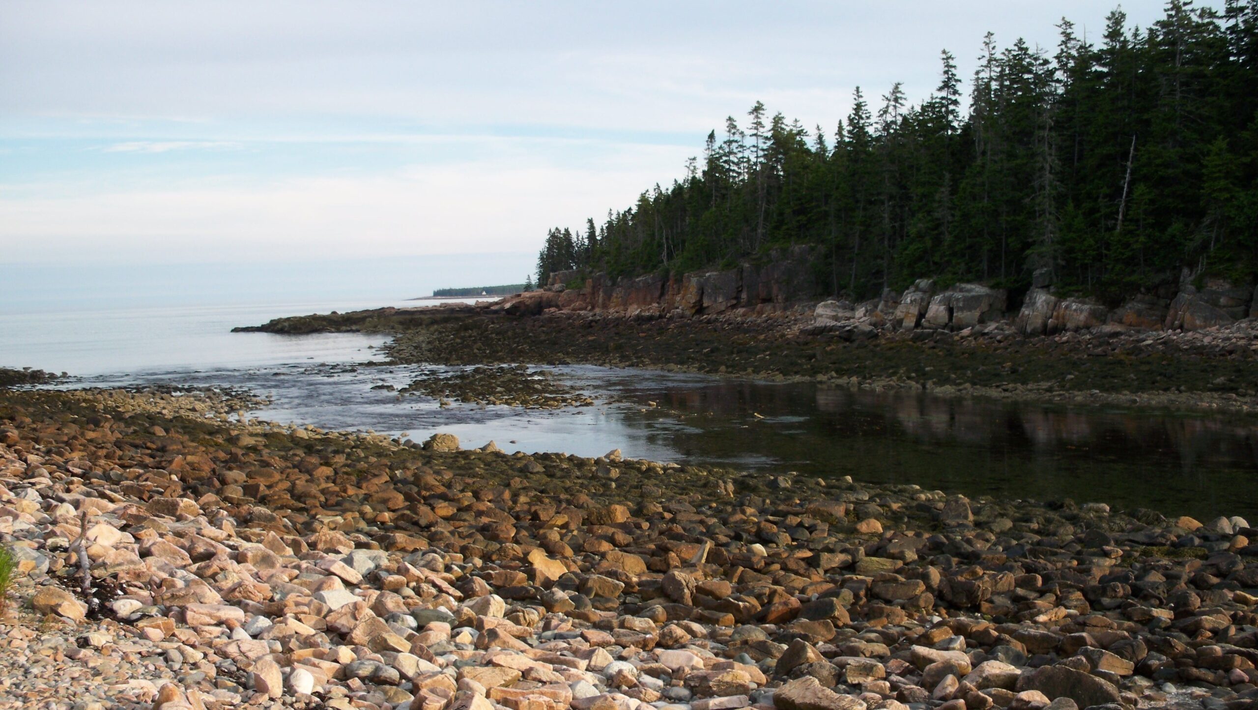 Beach: Acadia National Park Dusk Coast Beach Wallpapers Full HD for