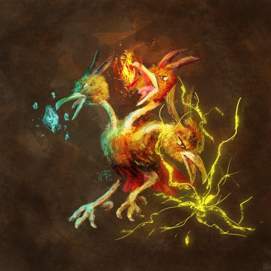 Dodrio Speedpaint by WolvenBird