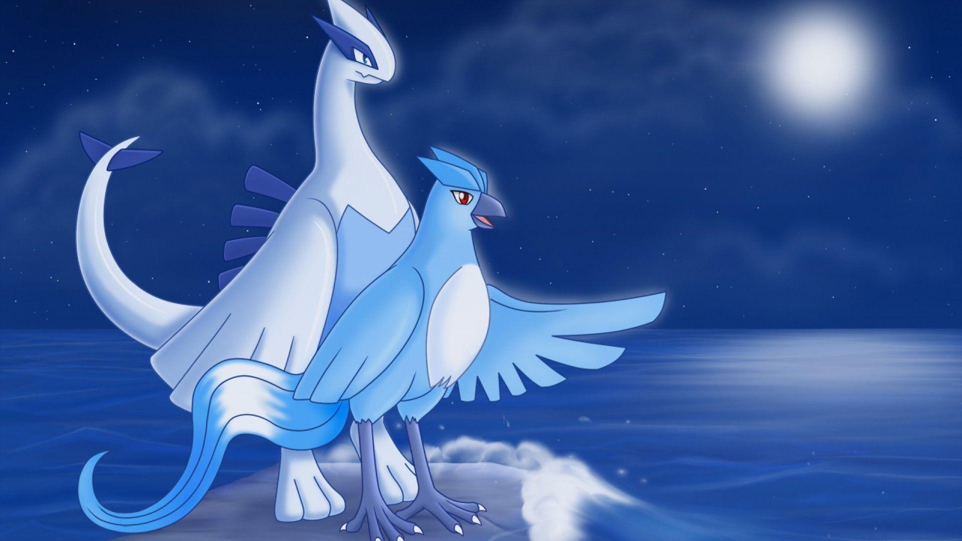 ScreenHeaven: Articuno Lugia Pokemon desktop and mobile backgrounds