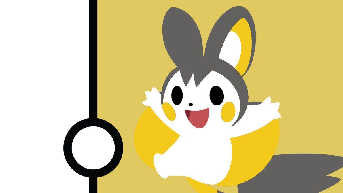 Requested Wallpaper: Emolga Minimalistic by Narflarg