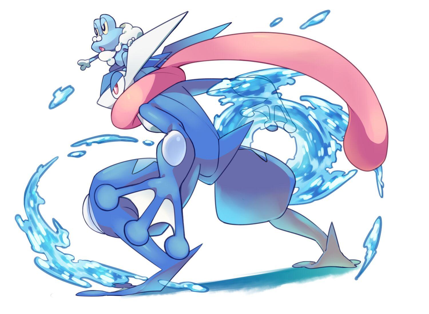 Greninja and Froakie