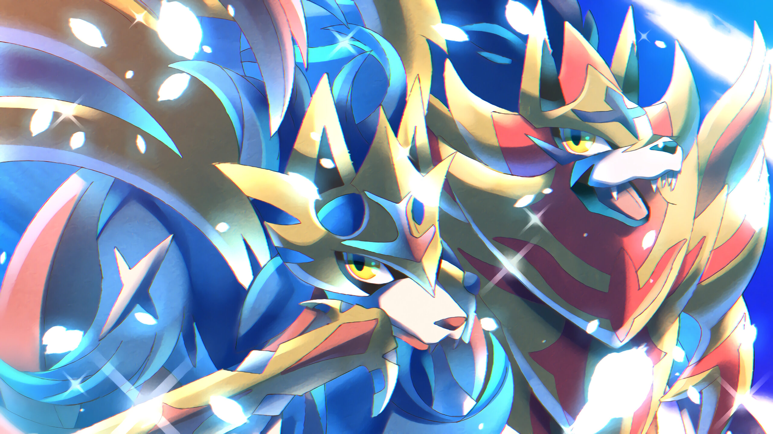 Zacian and Zamazenta Pokemon Sword and Shield 4K Wallpapers