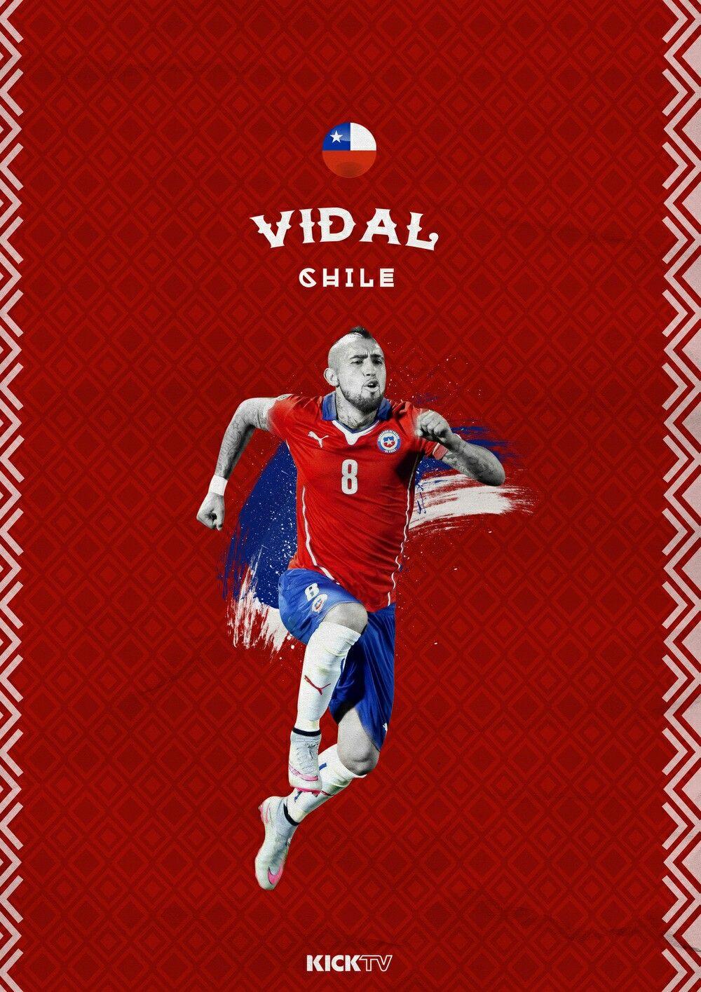 Arturo Vidal of Chile wallpaper.