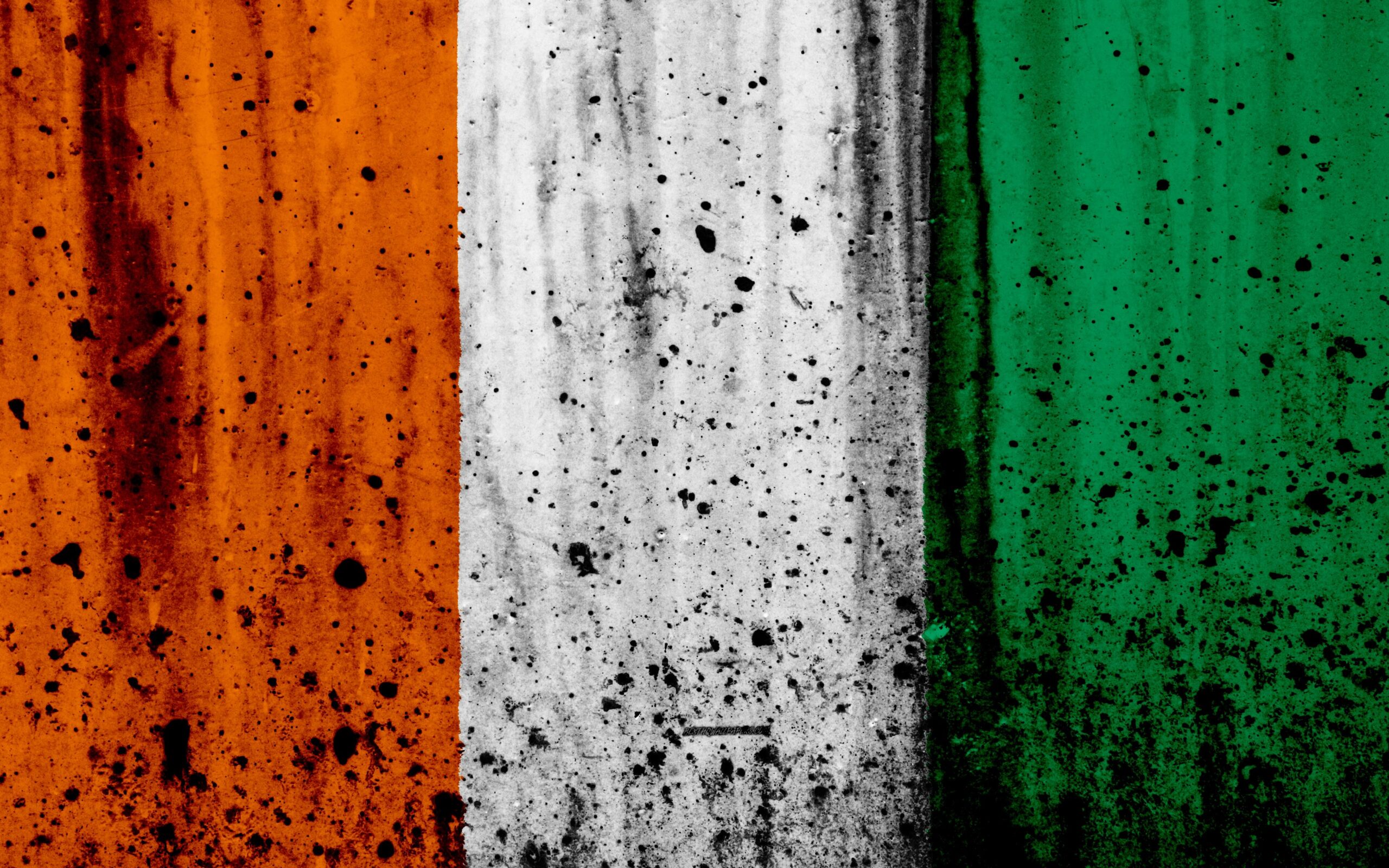 Download wallpapers Cote d Ivoire flag, 4k, grunge, flag of Cote d