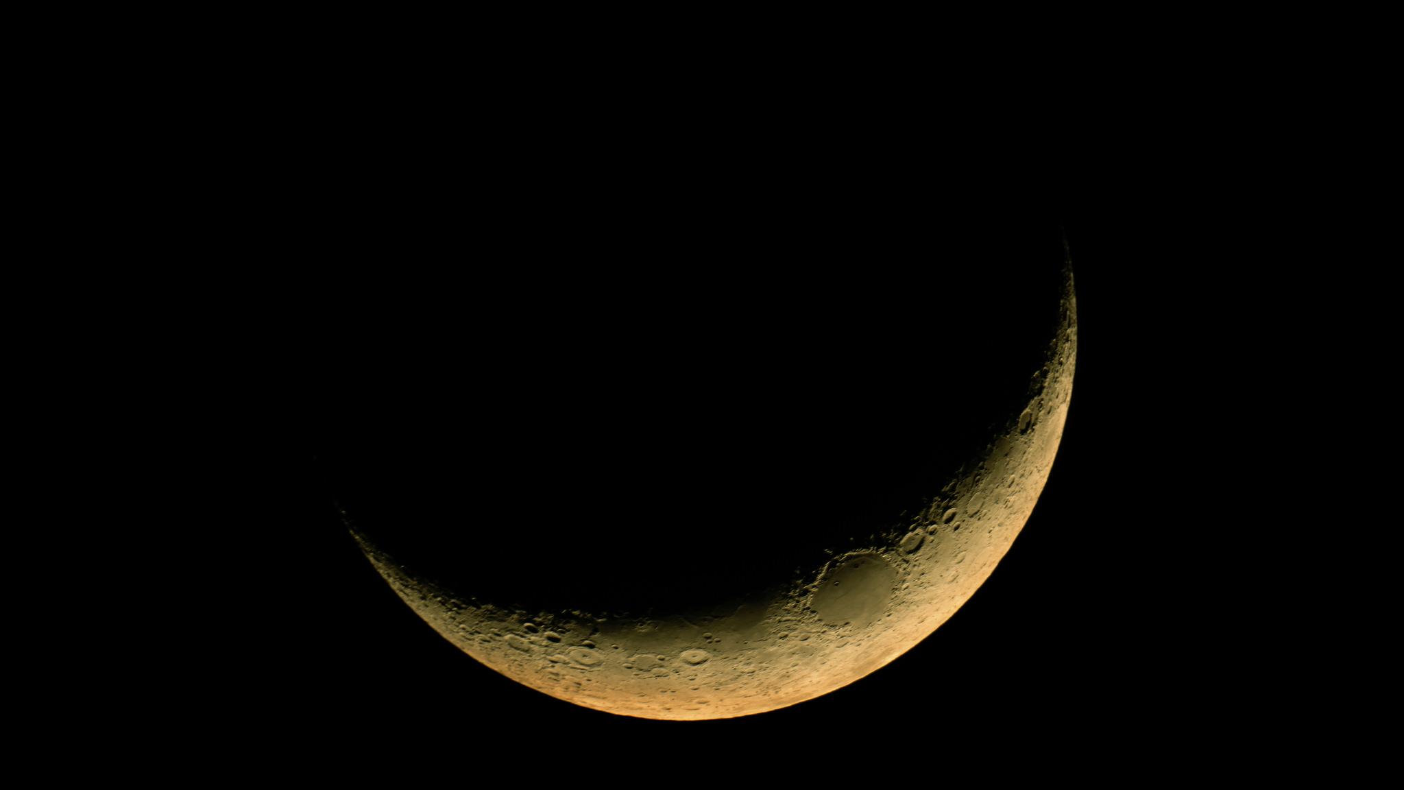 Wallpapers Space Moon Crescent