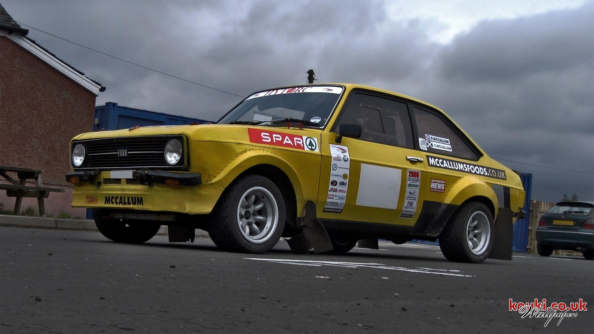 Wallpaper: MK2 Ford Escort at Kames Trackday