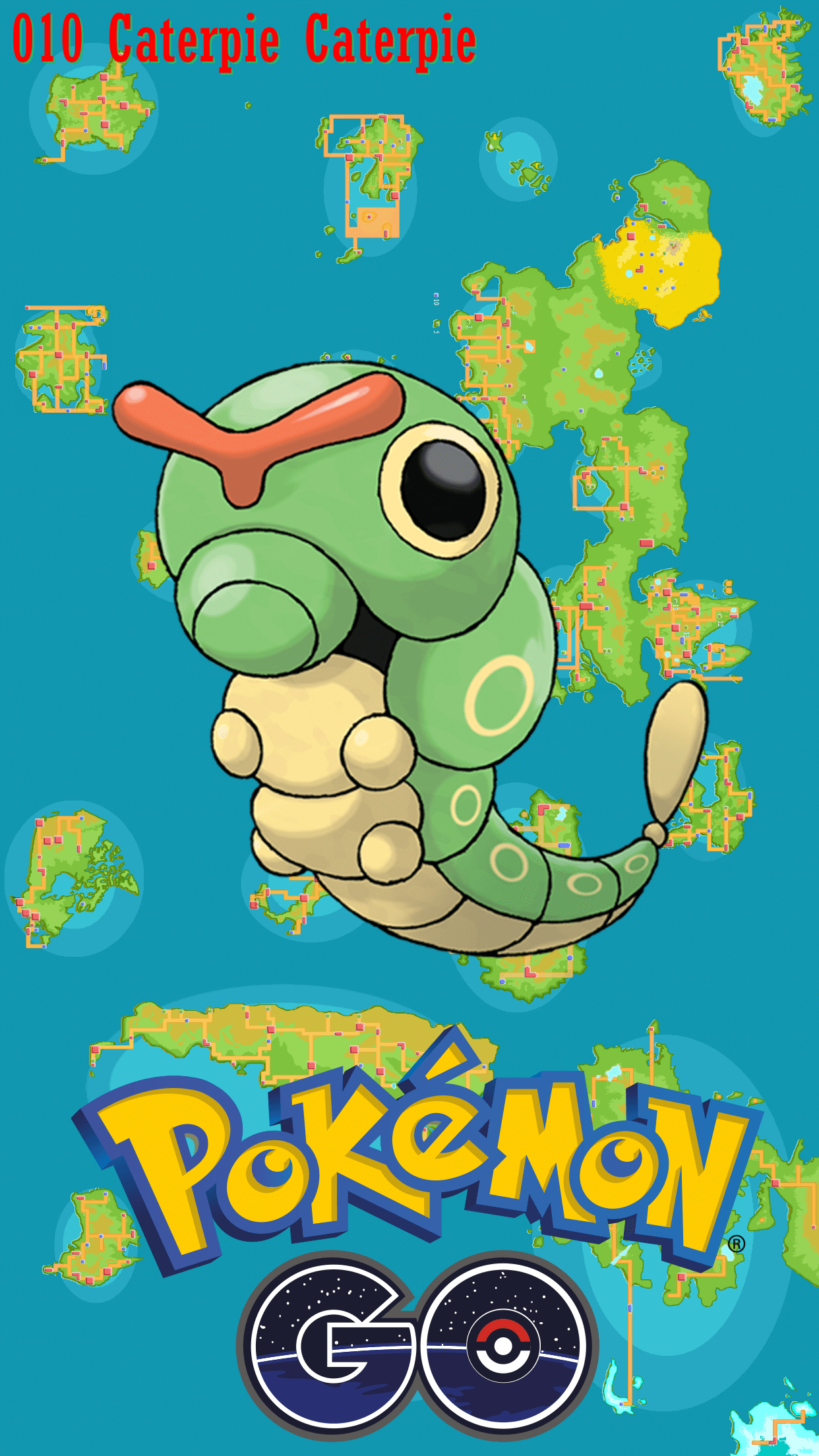 010 Street Map Caterpie Caterpie