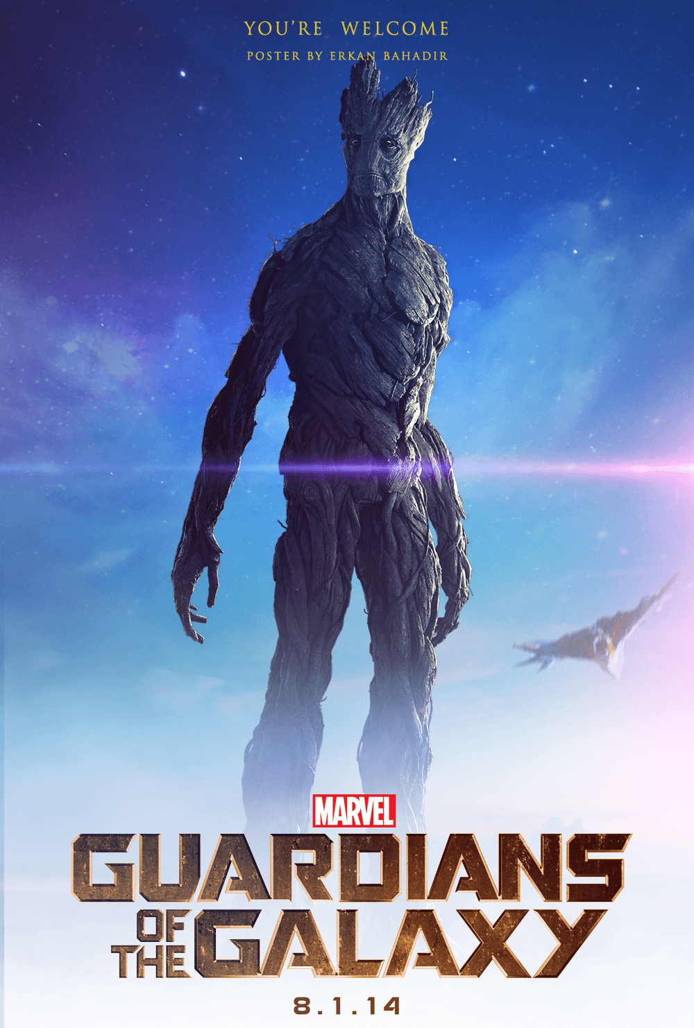 Guardians of the Galaxy: Groot Poster by erkanbahadir23