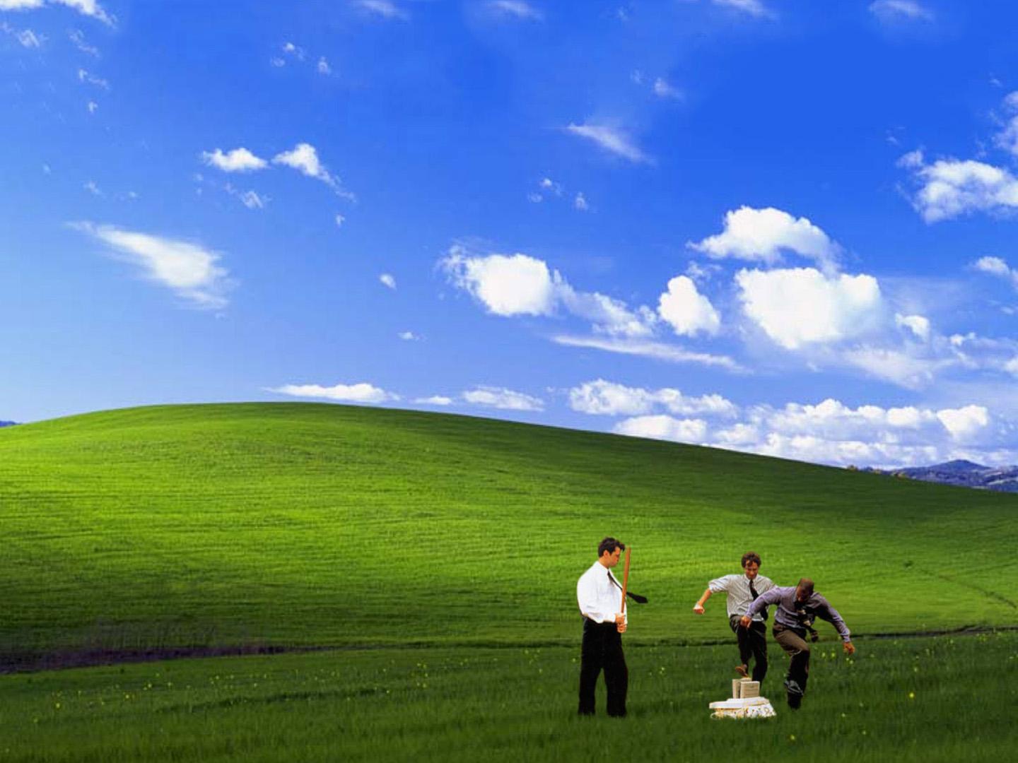 Office Space, XP Bliss style [] : wallpapers