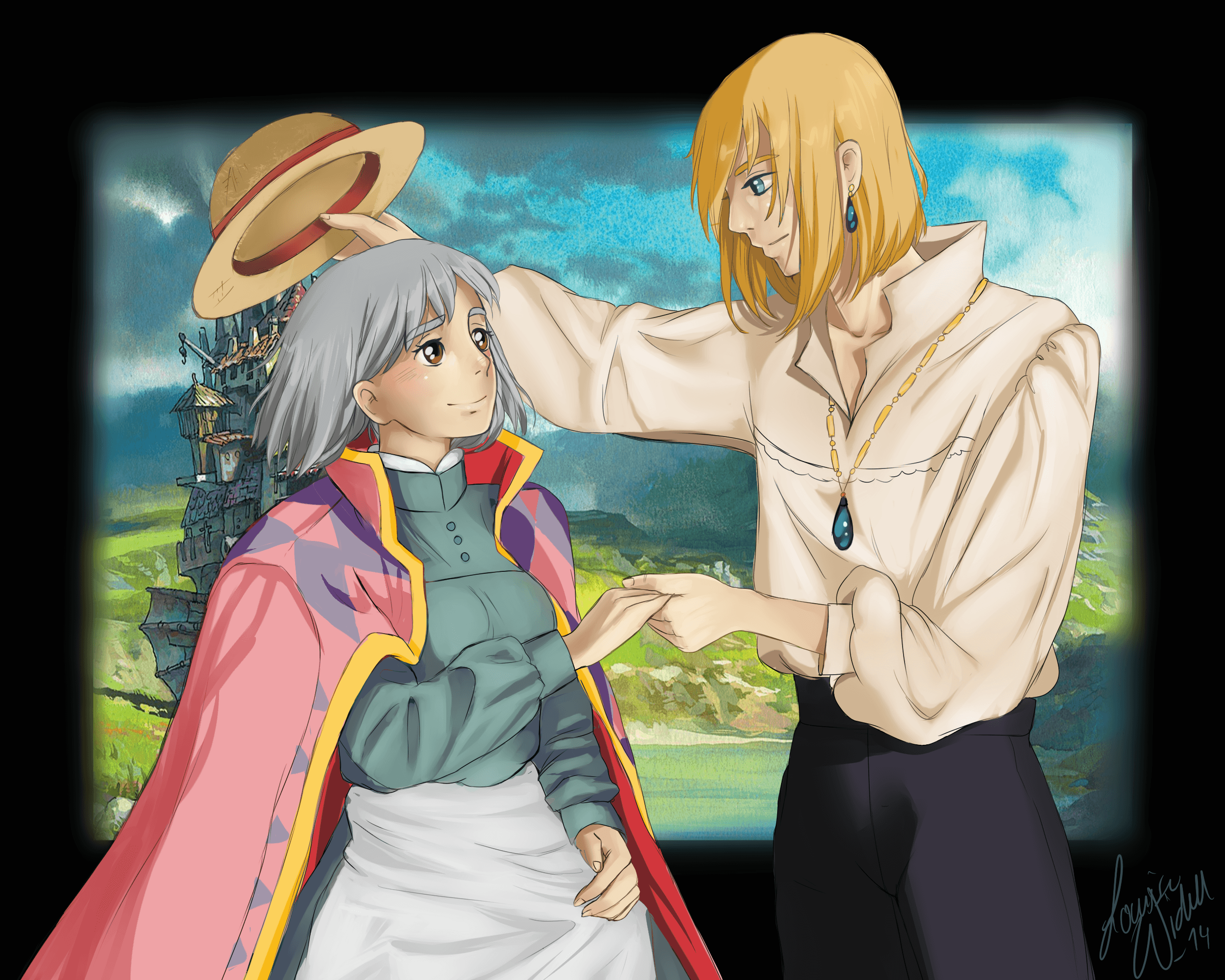 Howl’s Moving Castle image Sophie and Howl HD wallpapers and