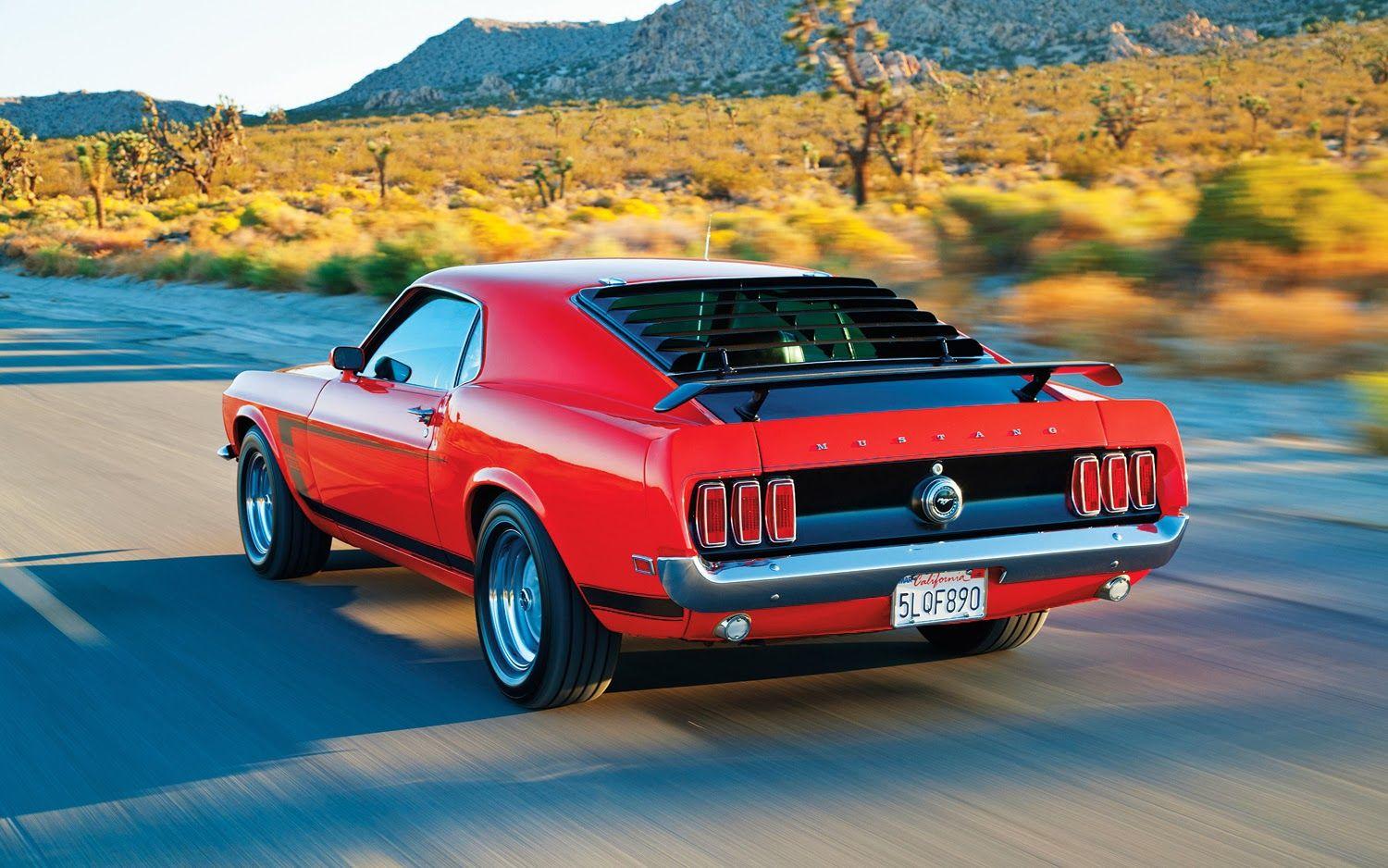 Red Ford Mustang Boss 302 Rare View Muscle Spo Wallpapers