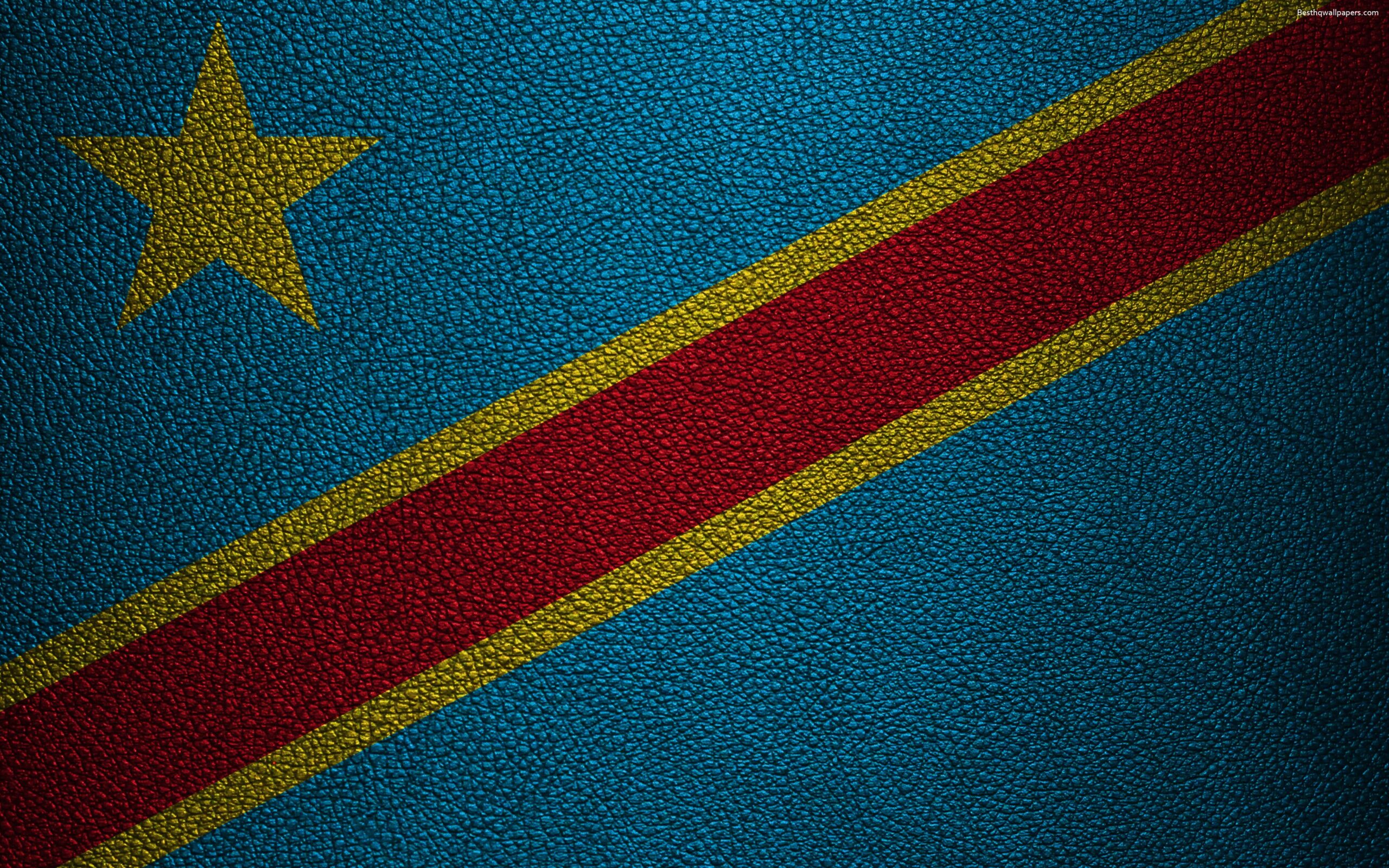 Download wallpapers Flag of the Democratic Republic of the Congo, DR