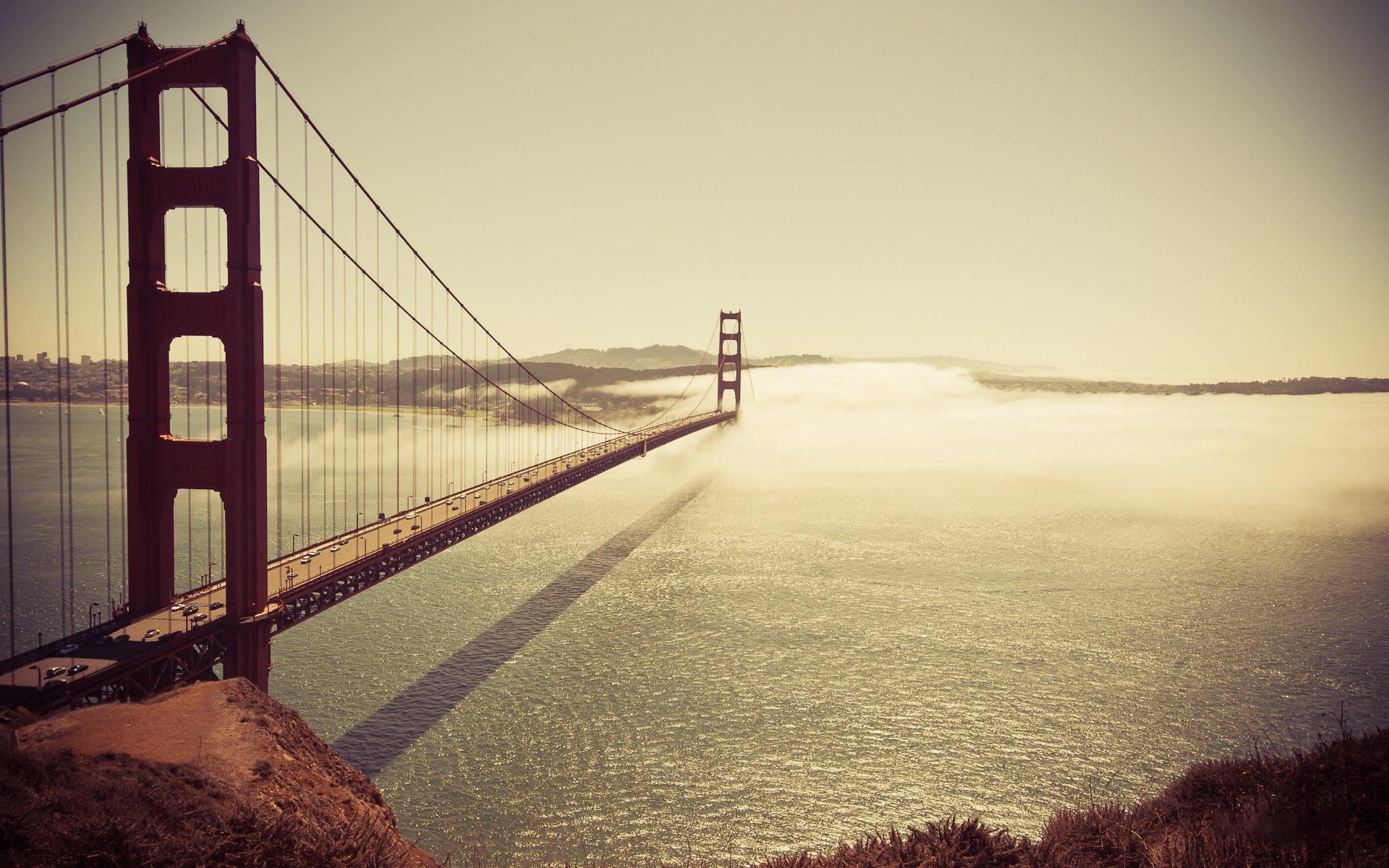 cities places of the country water sea ocean bridges san francisco