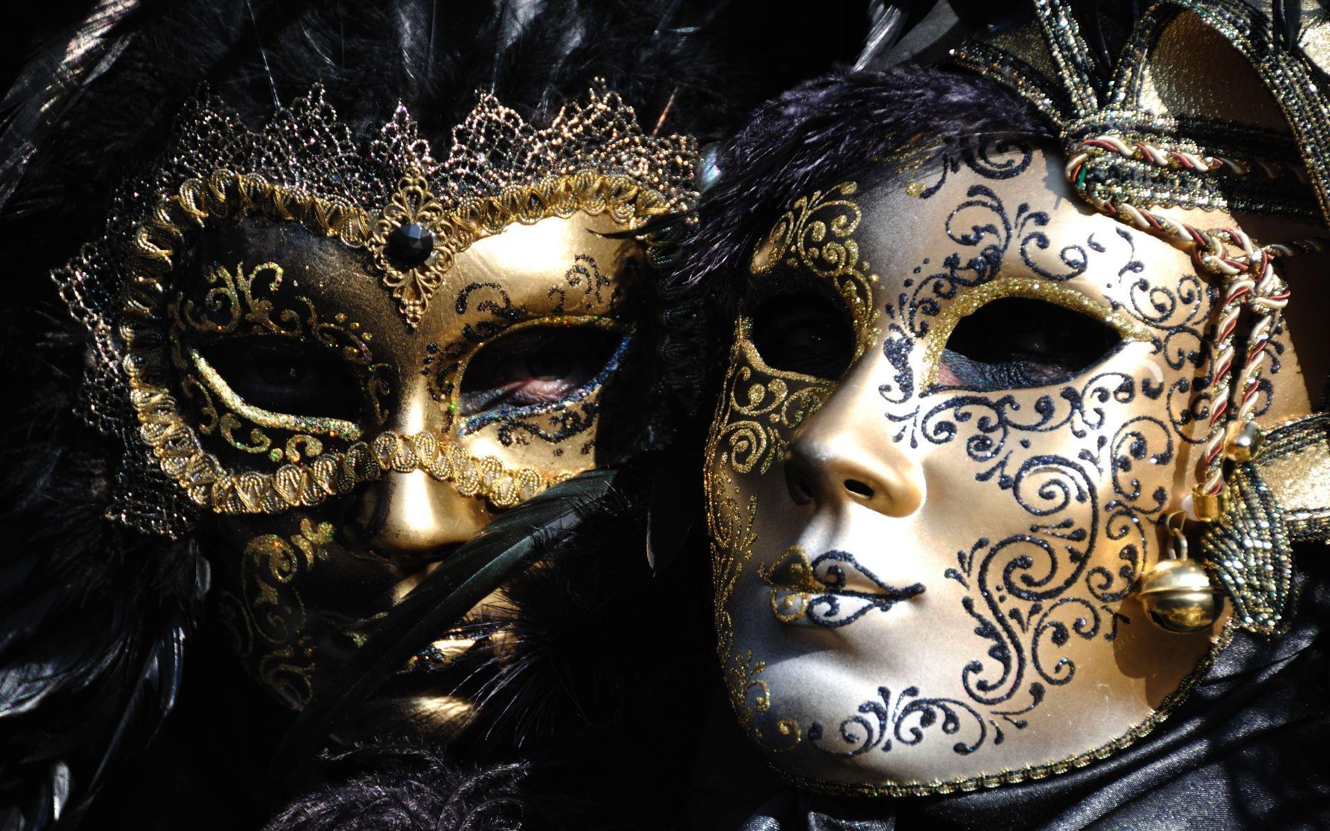 Masks at the Carnival of Venice HD desktop wallpapers : Widescreen