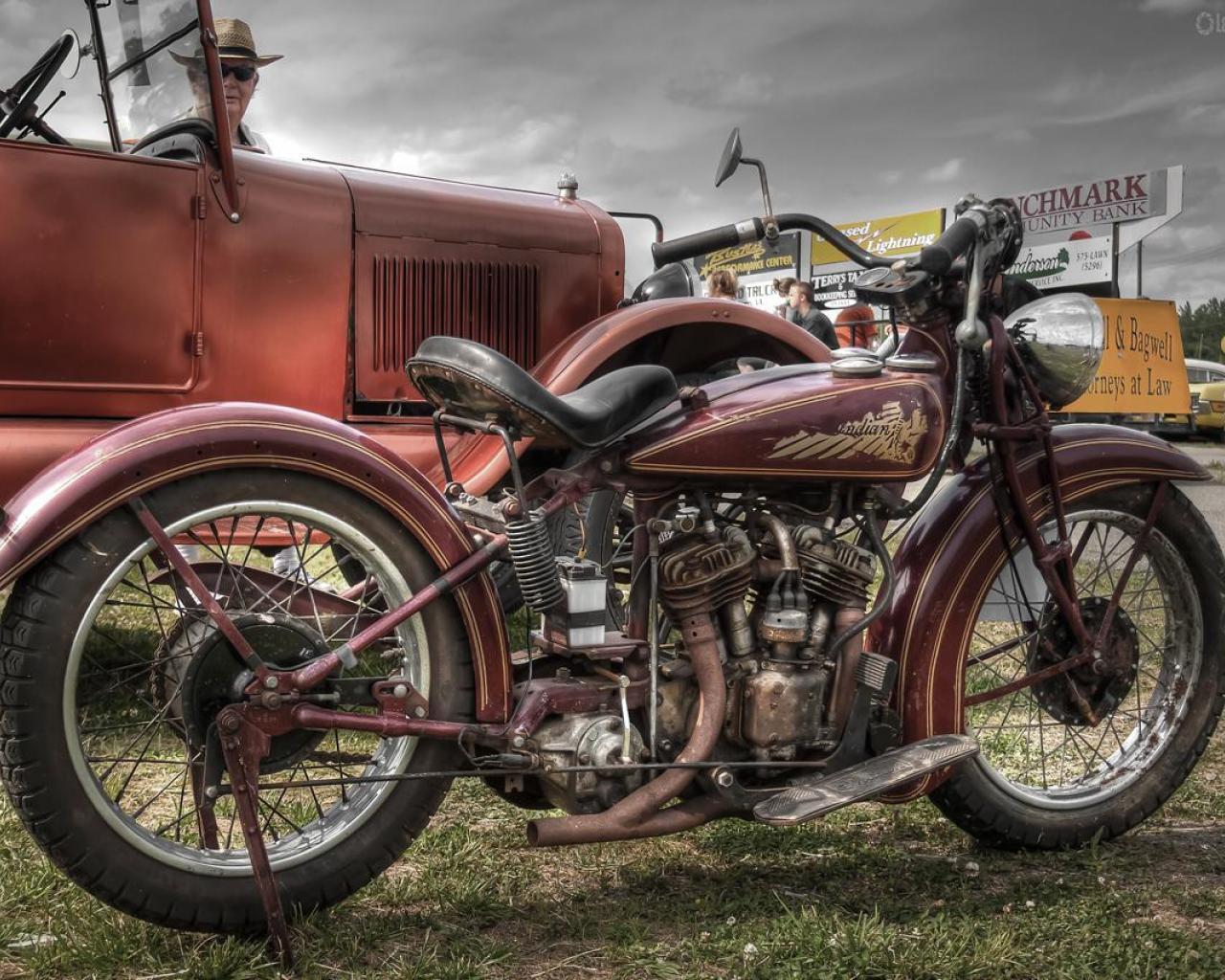 Vintage Indian Motorcycles Wallpapers Widescreen 2 HD Wallpapers