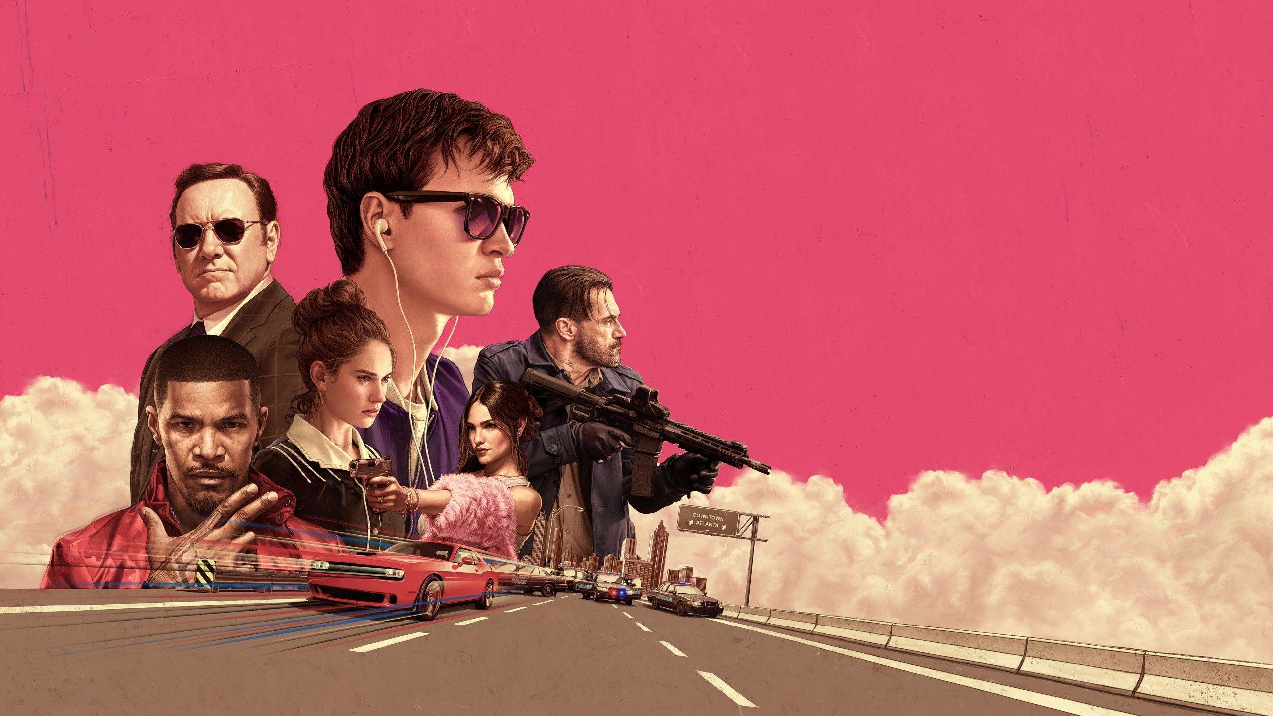 Wallpapers Baby Driver, Action, Crime, HD, 4K, 2017, Movies,