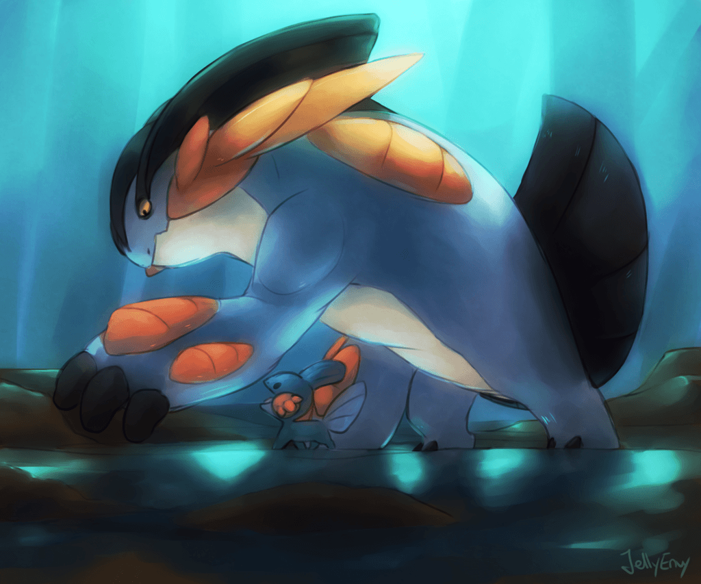 Mega Swampert by JellyEnvy