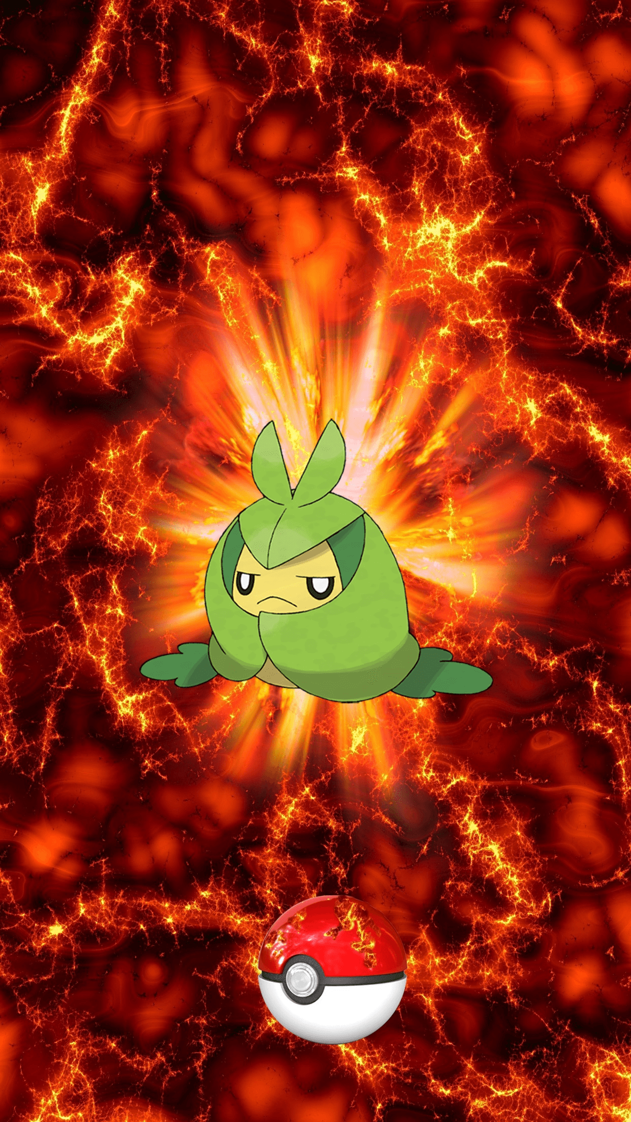 541 Fire Pokeball Swadloon Kurumayu 102 Sewaddle