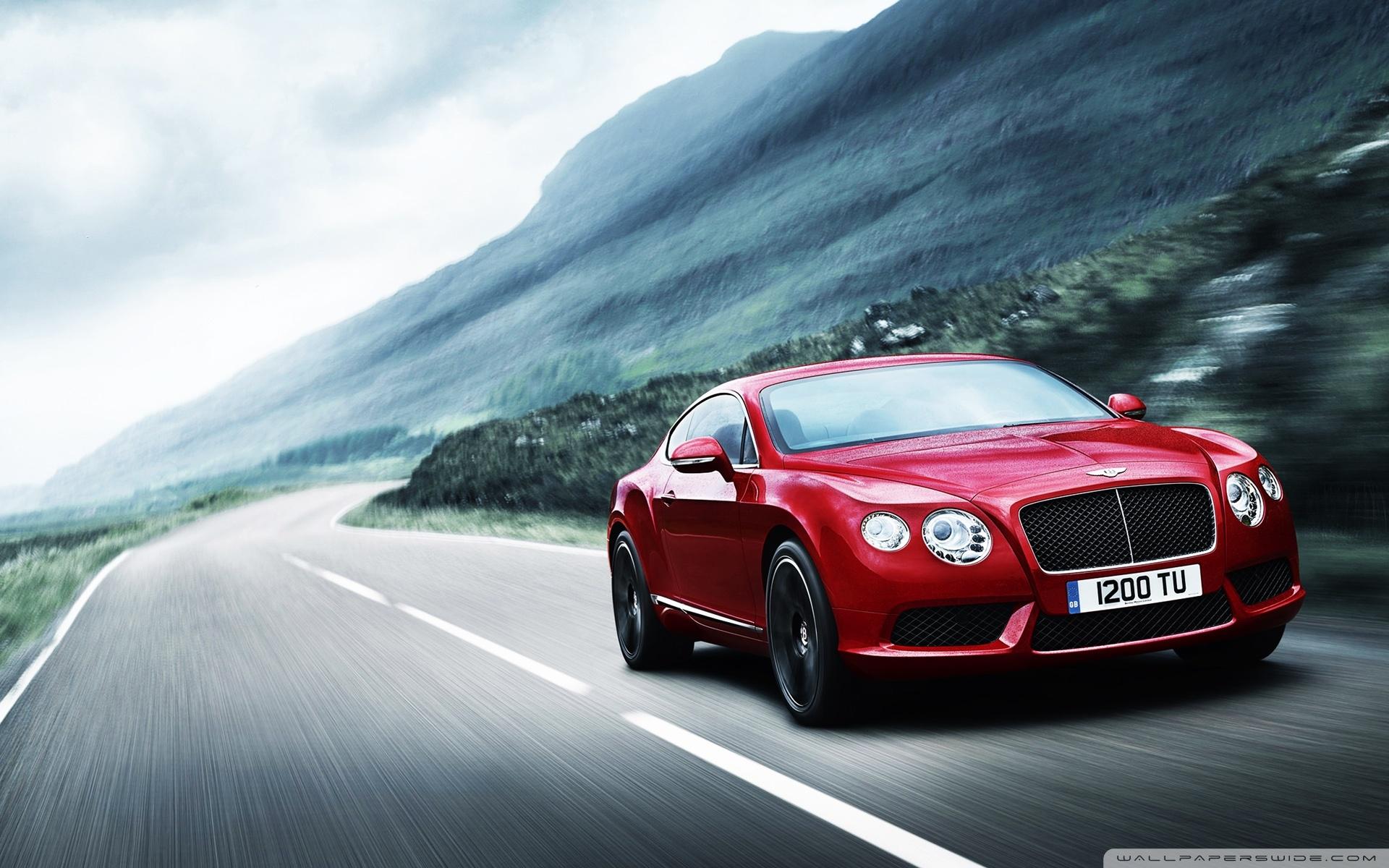 2012 Red Bentley Continental ❤ 4K HD Desktop Wallpapers for 4K Ultra