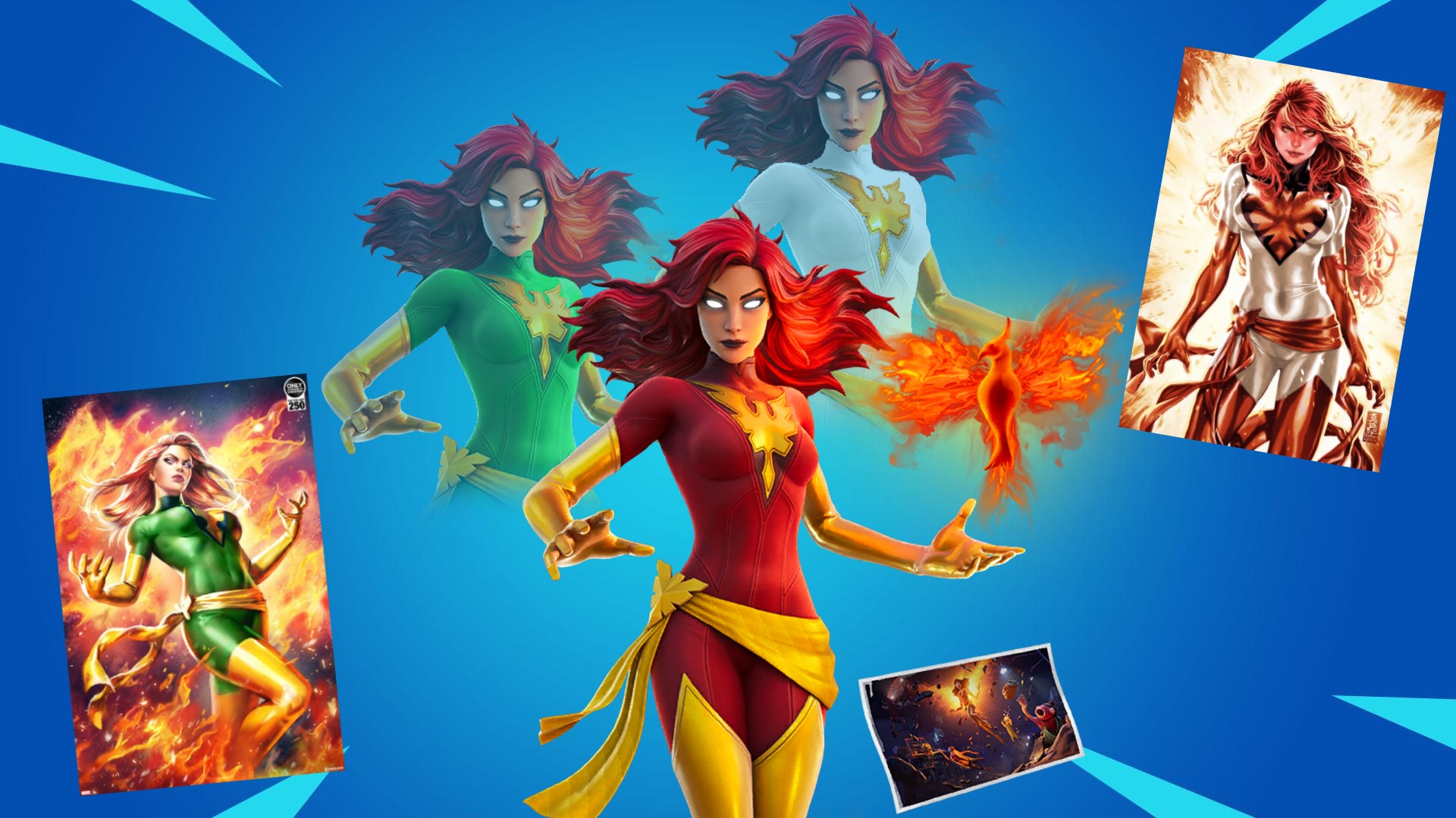 Dark Phoenix Fortnite wallpapers