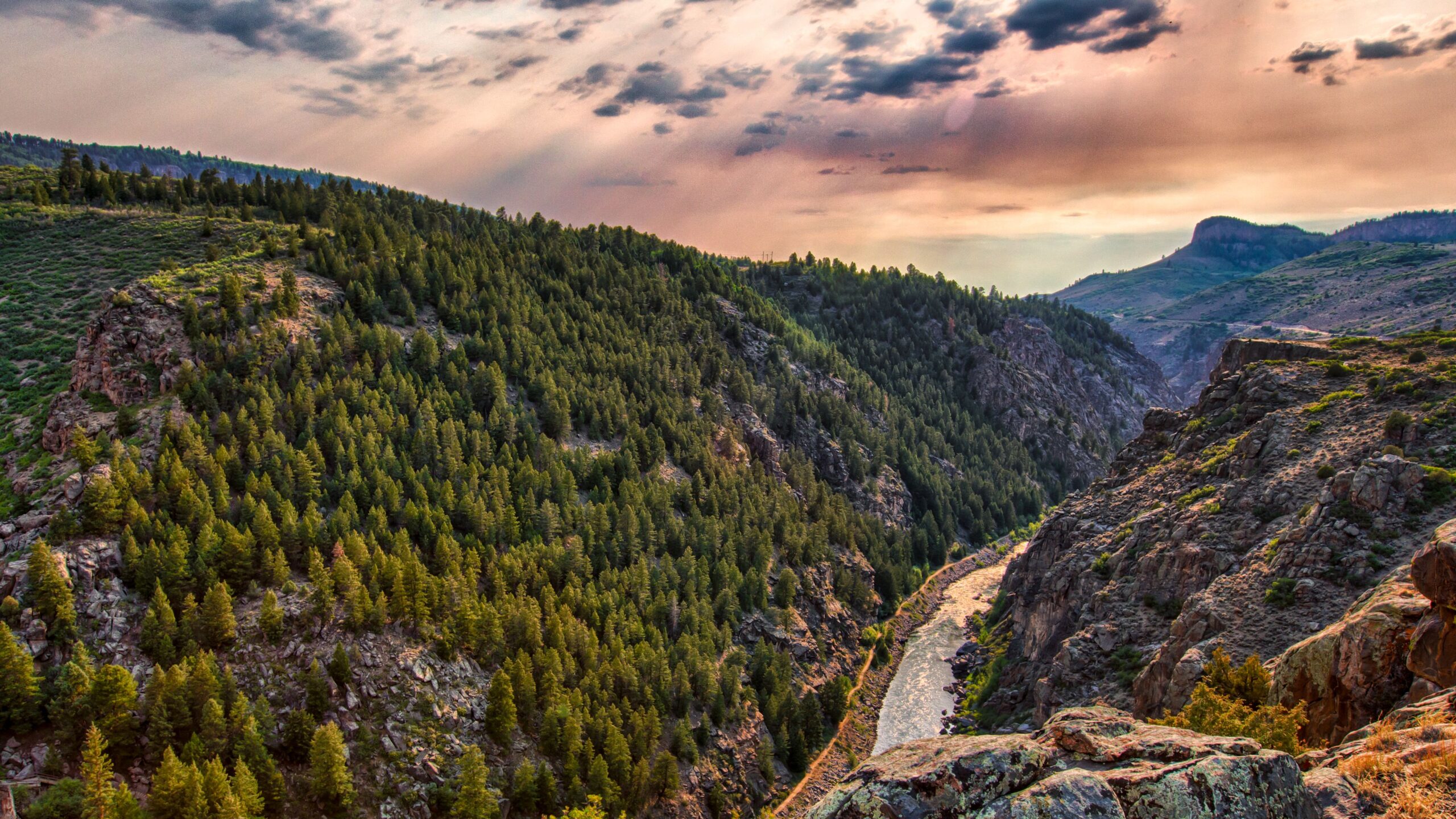 Black Canyon Blue Mesa Reservoir Colorado Gunnison USA