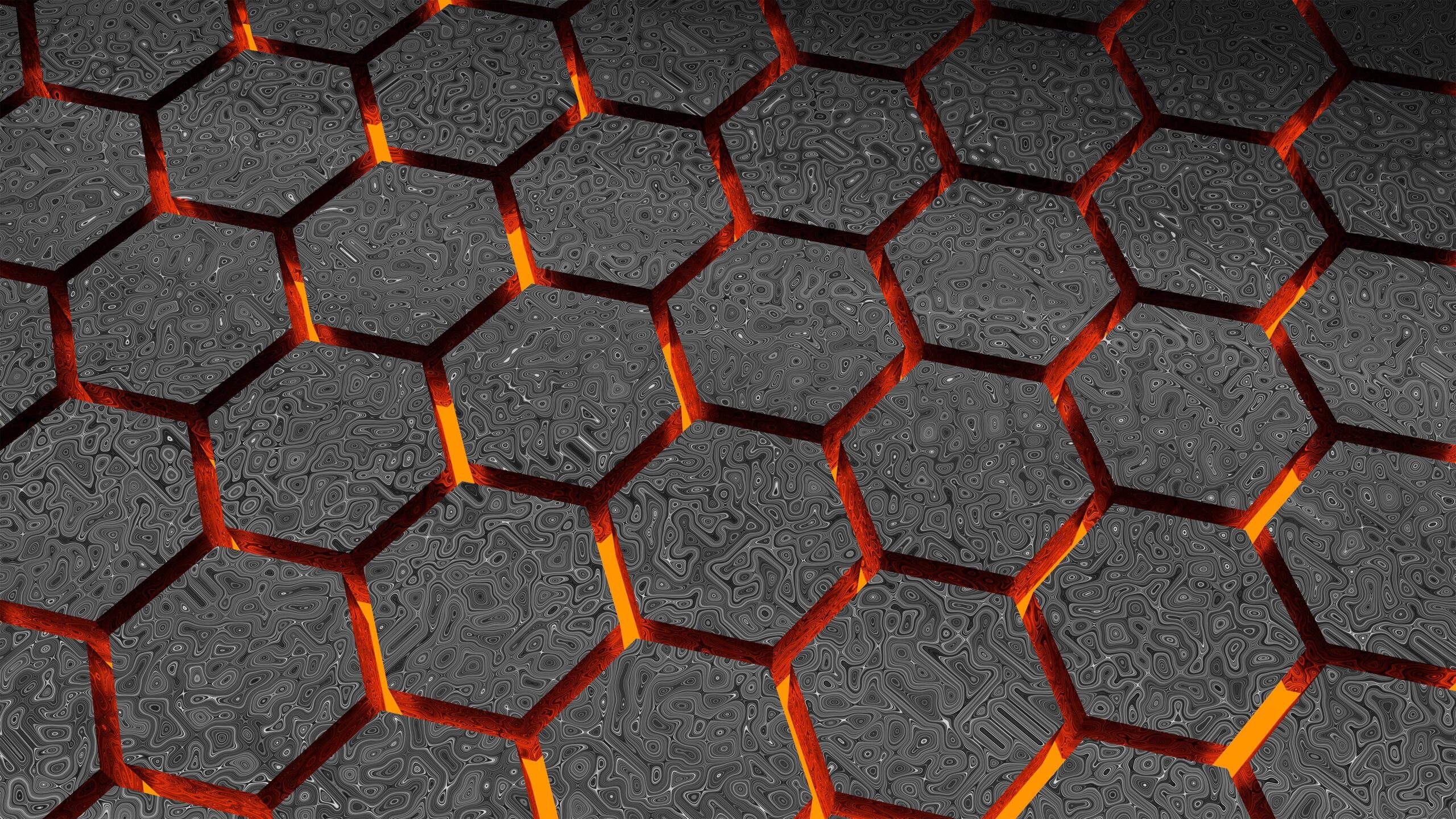 Lava Abstract Hexagon 3d, HD 3D, 4k Wallpapers, Image, Backgrounds