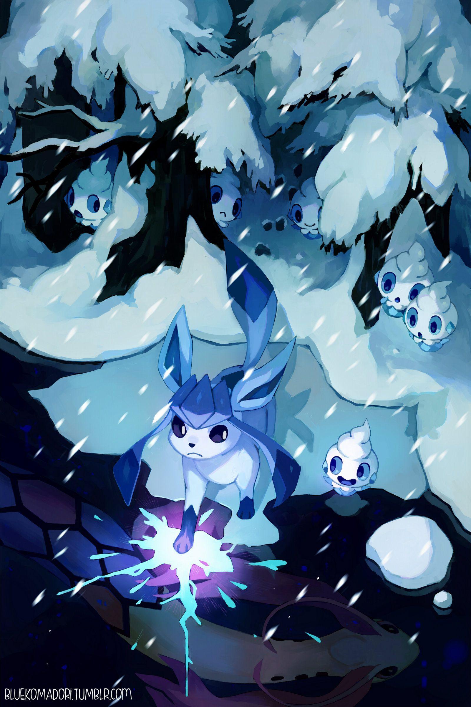 Glaceon by bluekomadori