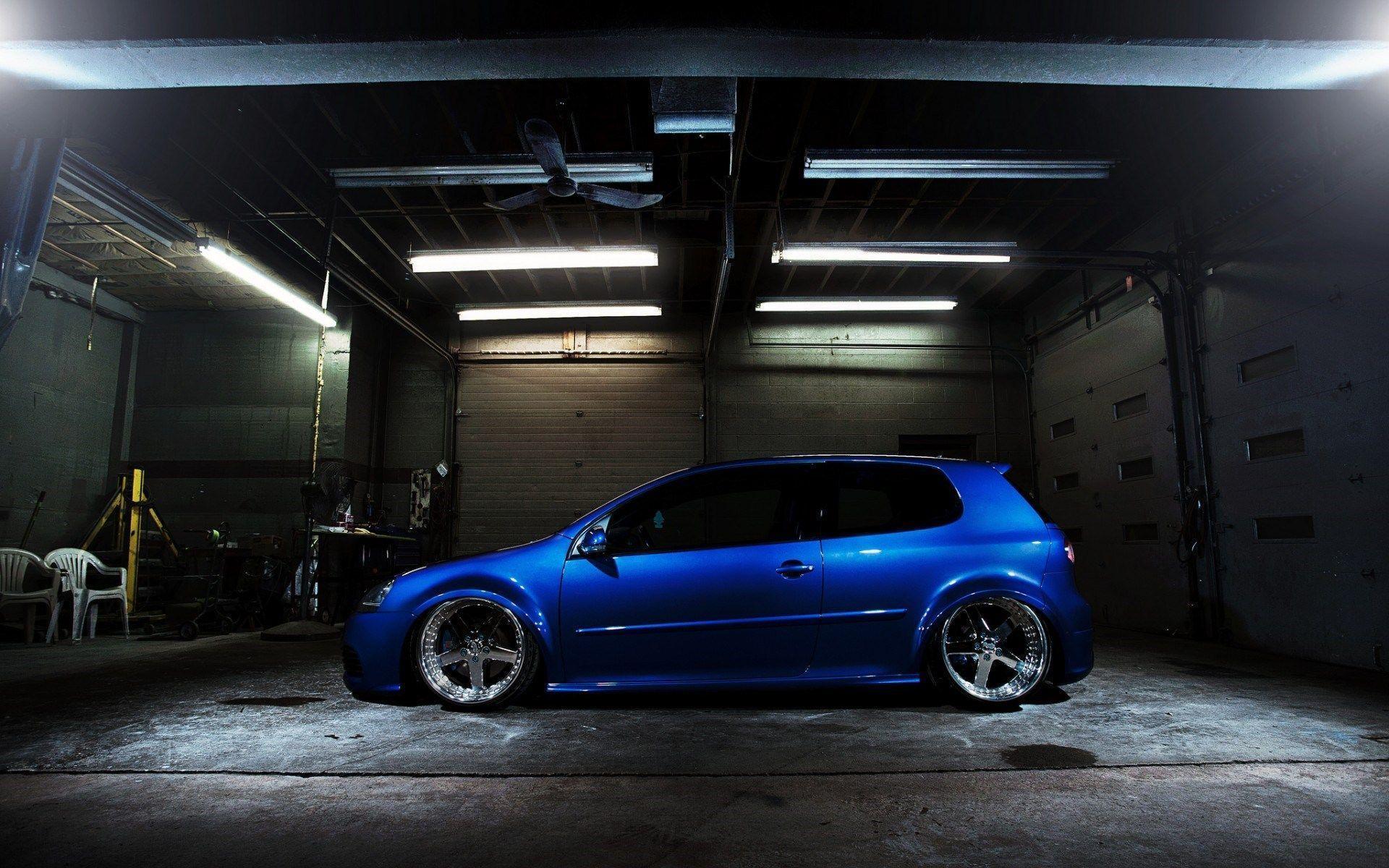 Volkswagen Golf GTI Blue HD Wallpapers