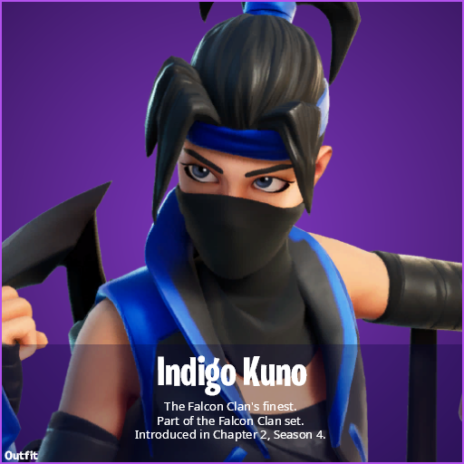 Indigo Kuno Fortnite wallpapers