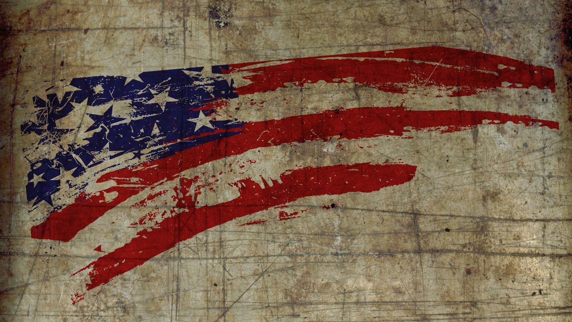 Flag United States America Painting Art HD Wallpapers