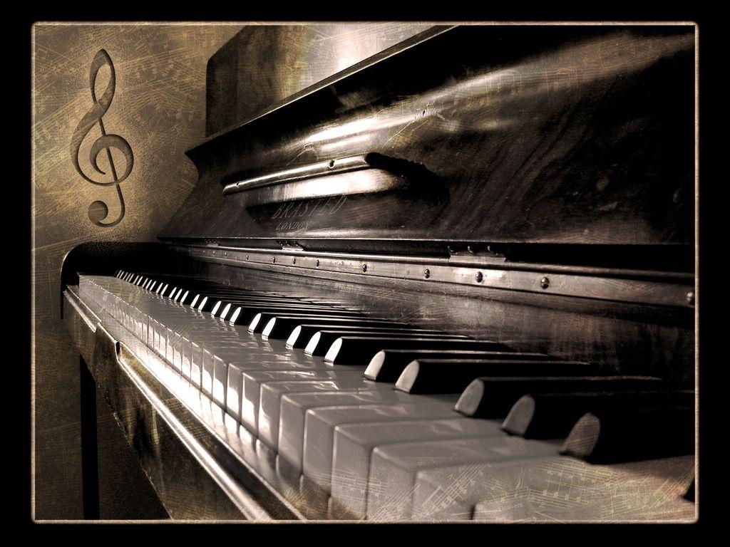 Wallpapers For > Vintage Piano Wallpapers