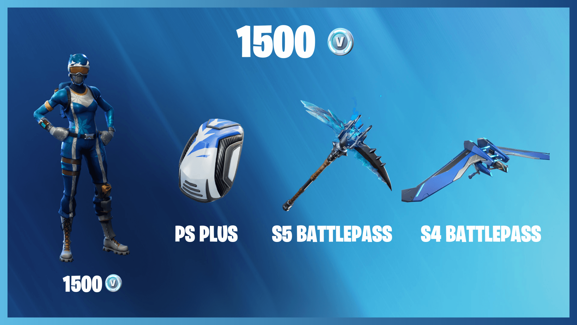 Mogul Master + Blue Shift + Permafrost + Intrepid : FortniteFashion