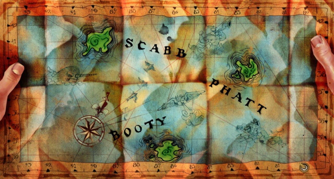 Monkey Island 2: LeChuck’s Revenge Map, Tri