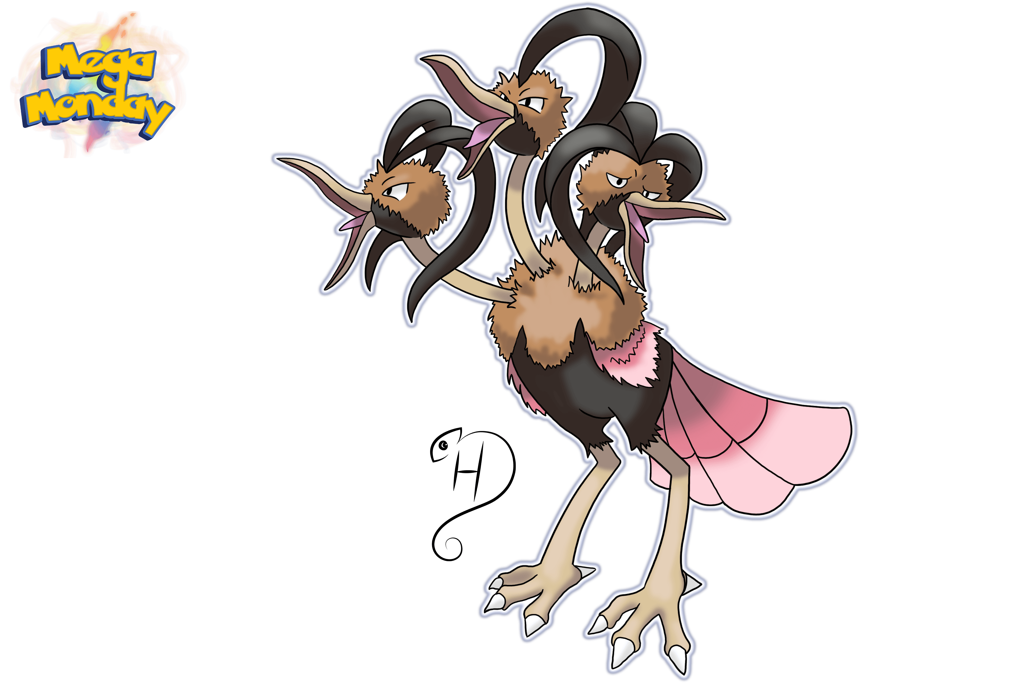 Mega Dodrio by cdhernly