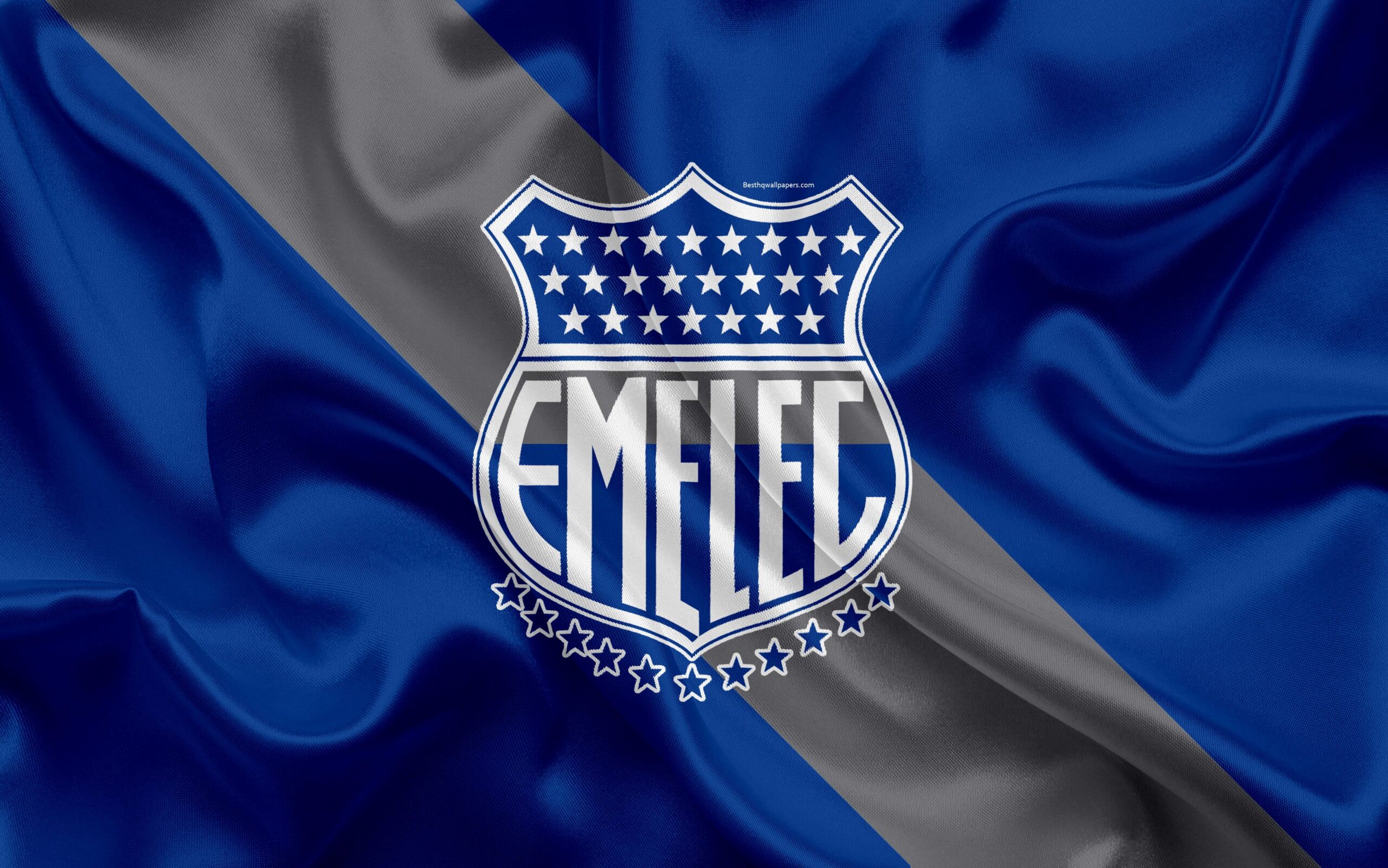 Download wallpapers CS Emelec, 4k, Ecuadorian football club, silk