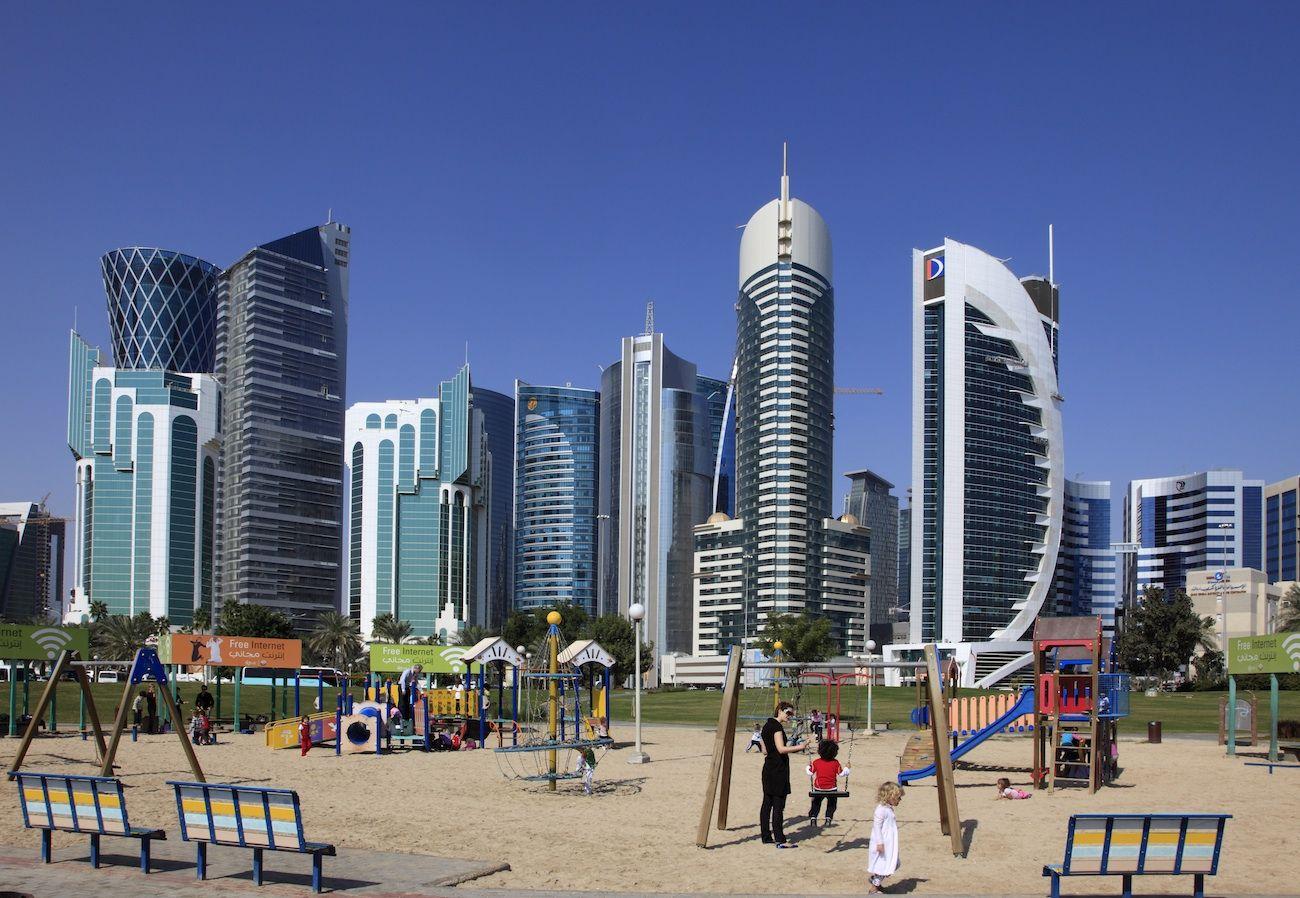 Doha Qatar Skyline