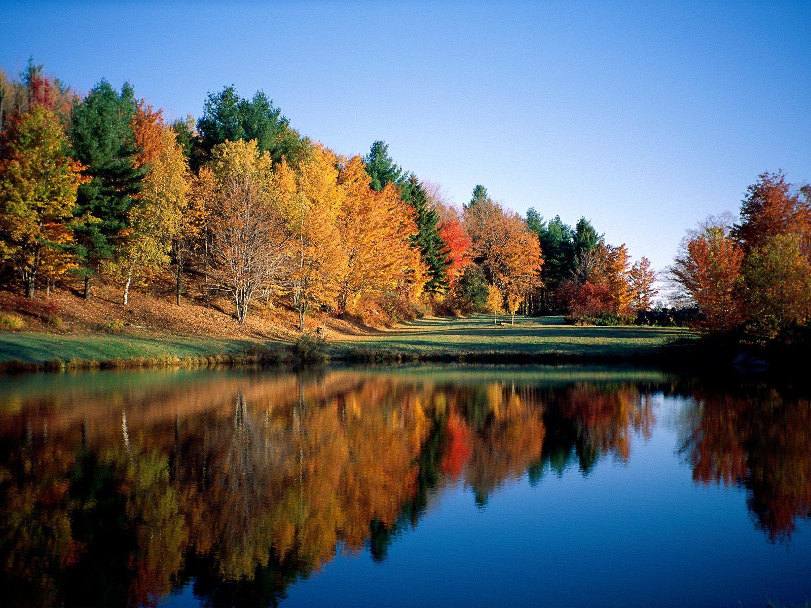 Download Autumn Reflections, Vermont Wallpapers, Pictures, Photos