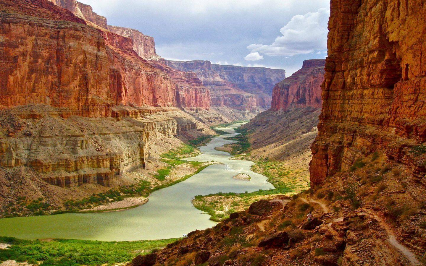 Grand Canyon National Park The Colorado River Desktop Wallpapers Hd