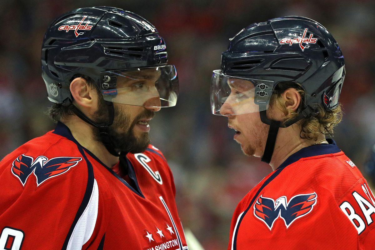 Alex Ovechkin and Nicklas Backstrom