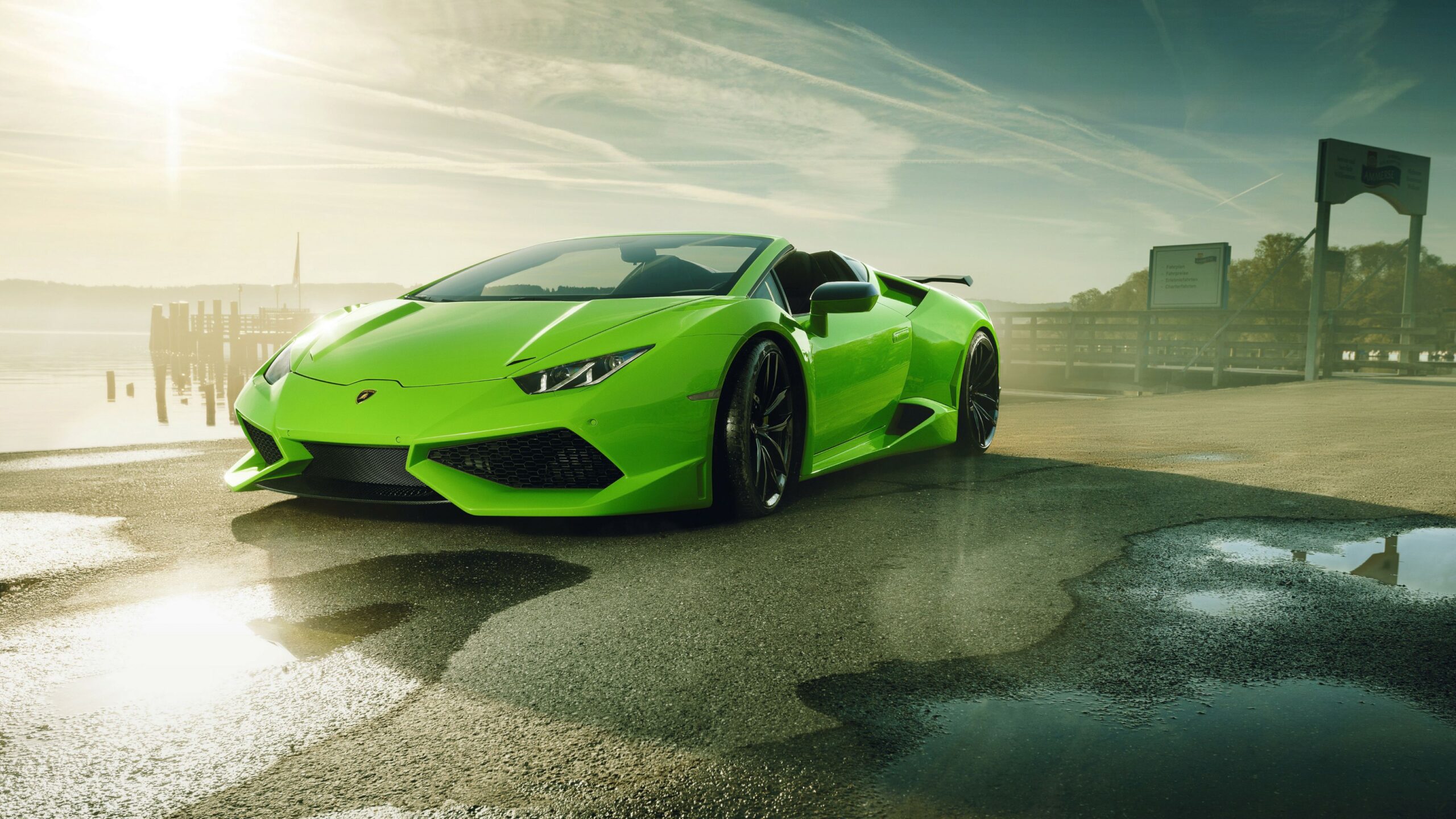 Novitec N Largo Lamborghini Huracan Spyder 4K Wallpapers