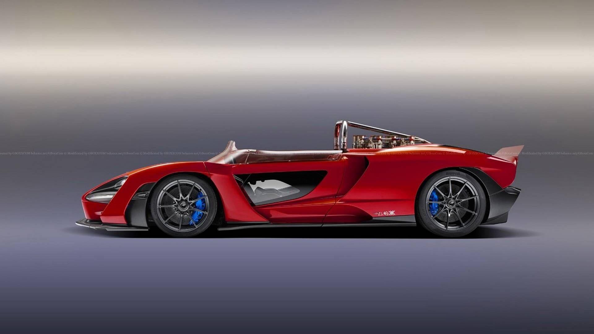 McLaren Senna Speedster, LMP Race Car Digitally Imagined